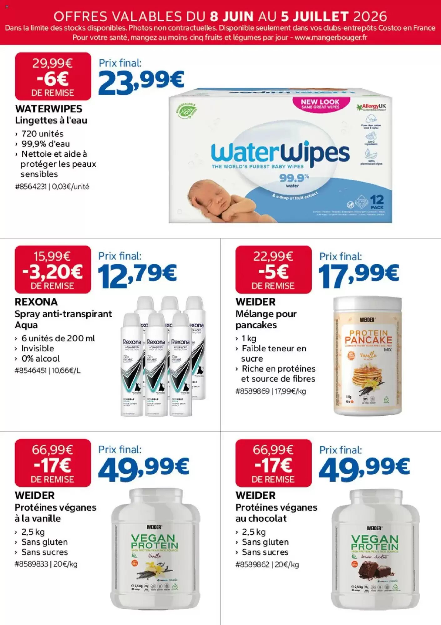 Prospectus promotionnel Costco valable à partir du 08/06/2026 - Page 8.