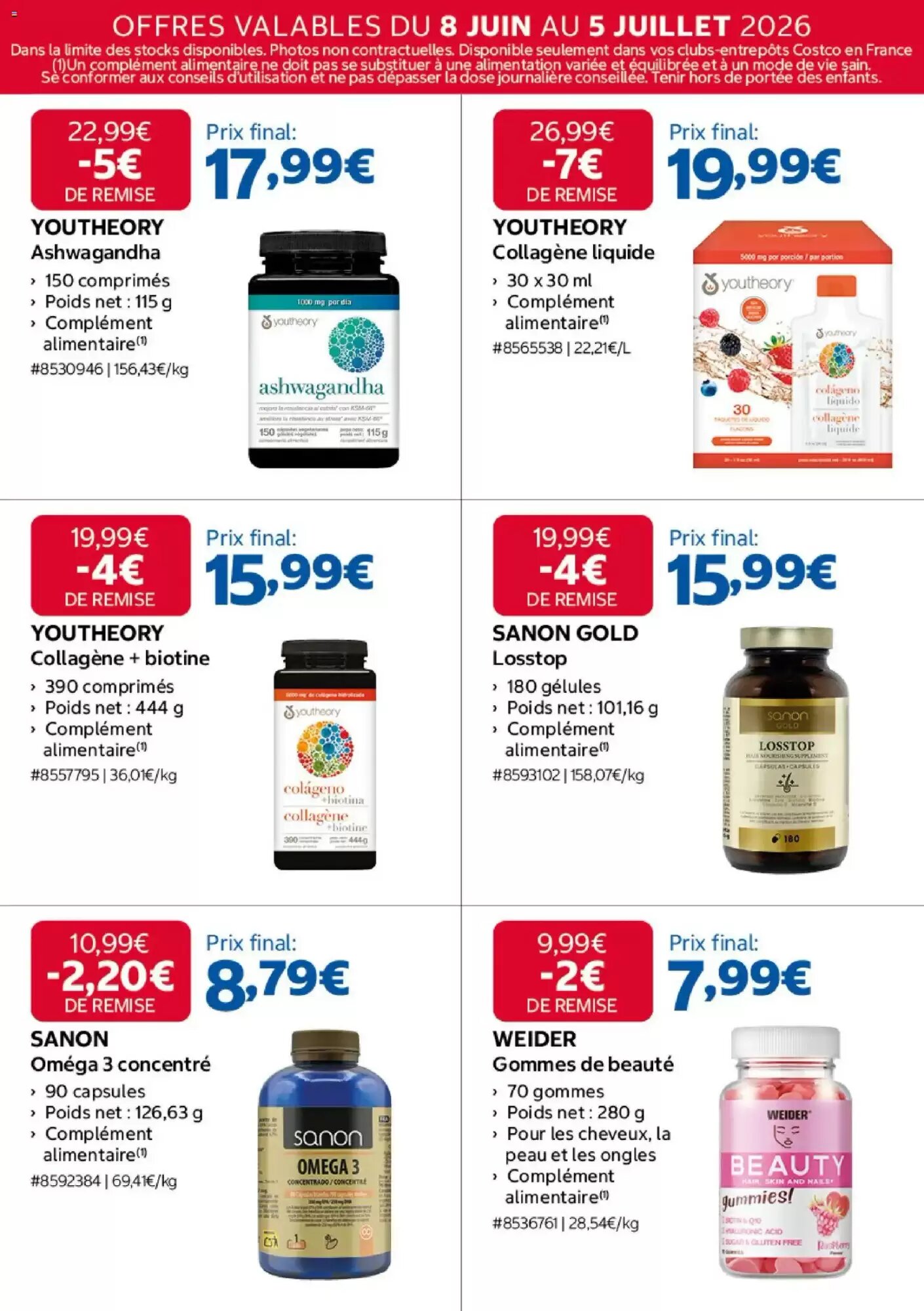 Prospectus promotionnel Costco valable à partir du 08/06/2026 - Page 9.