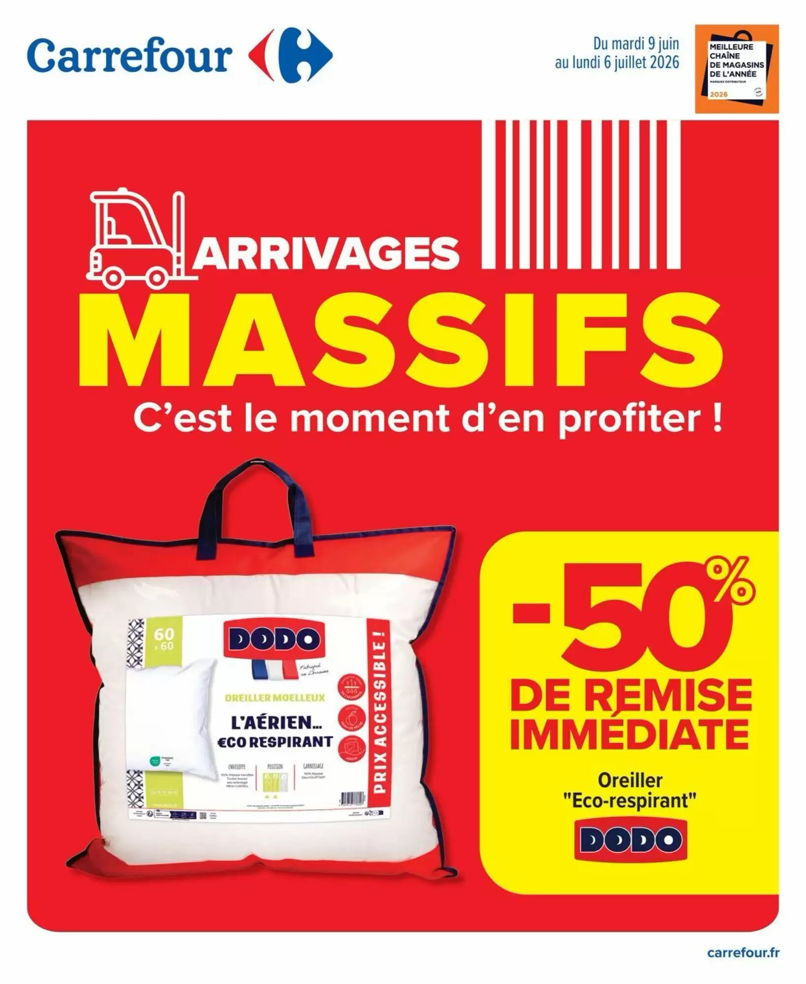 Prospectus promotionnel Carrefour valable à partir du 09/06/2026 - Page 1.