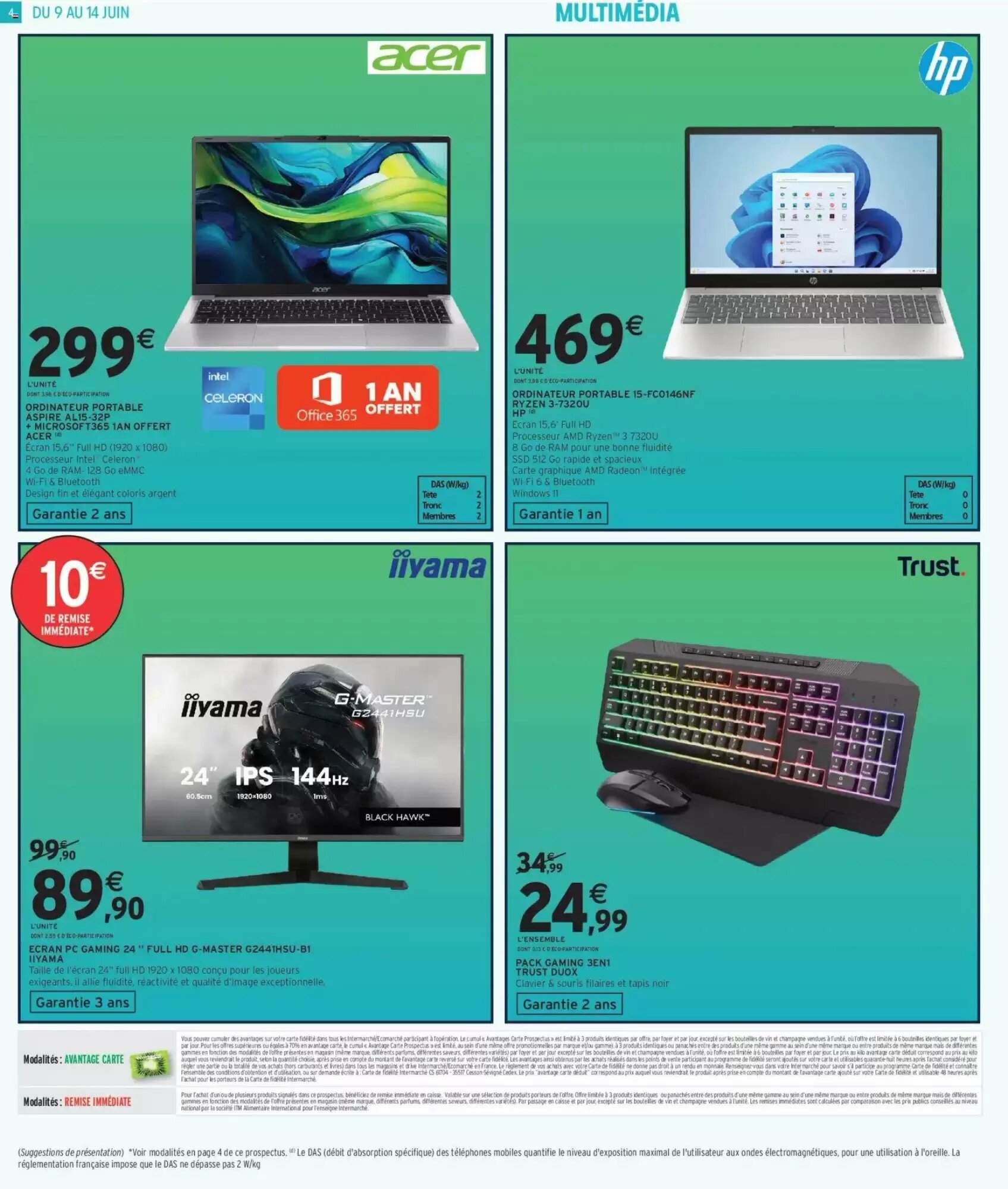 Prospectus promotionnel Intermarché valable à partir du 09/06/2026 - Page 4.