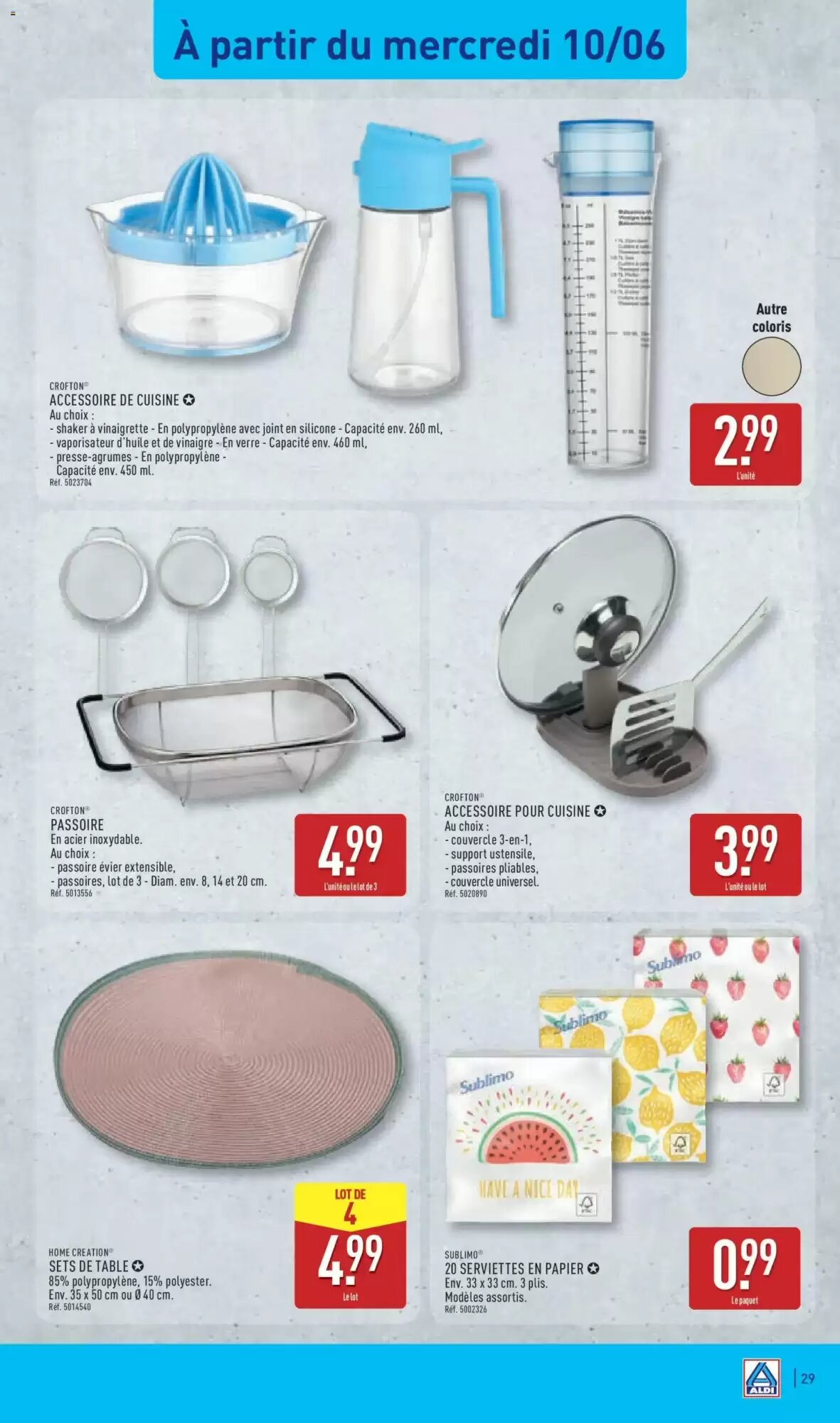Prospectus promotionnel ALDI valable à partir du 09/06/2026 - Page 33.
