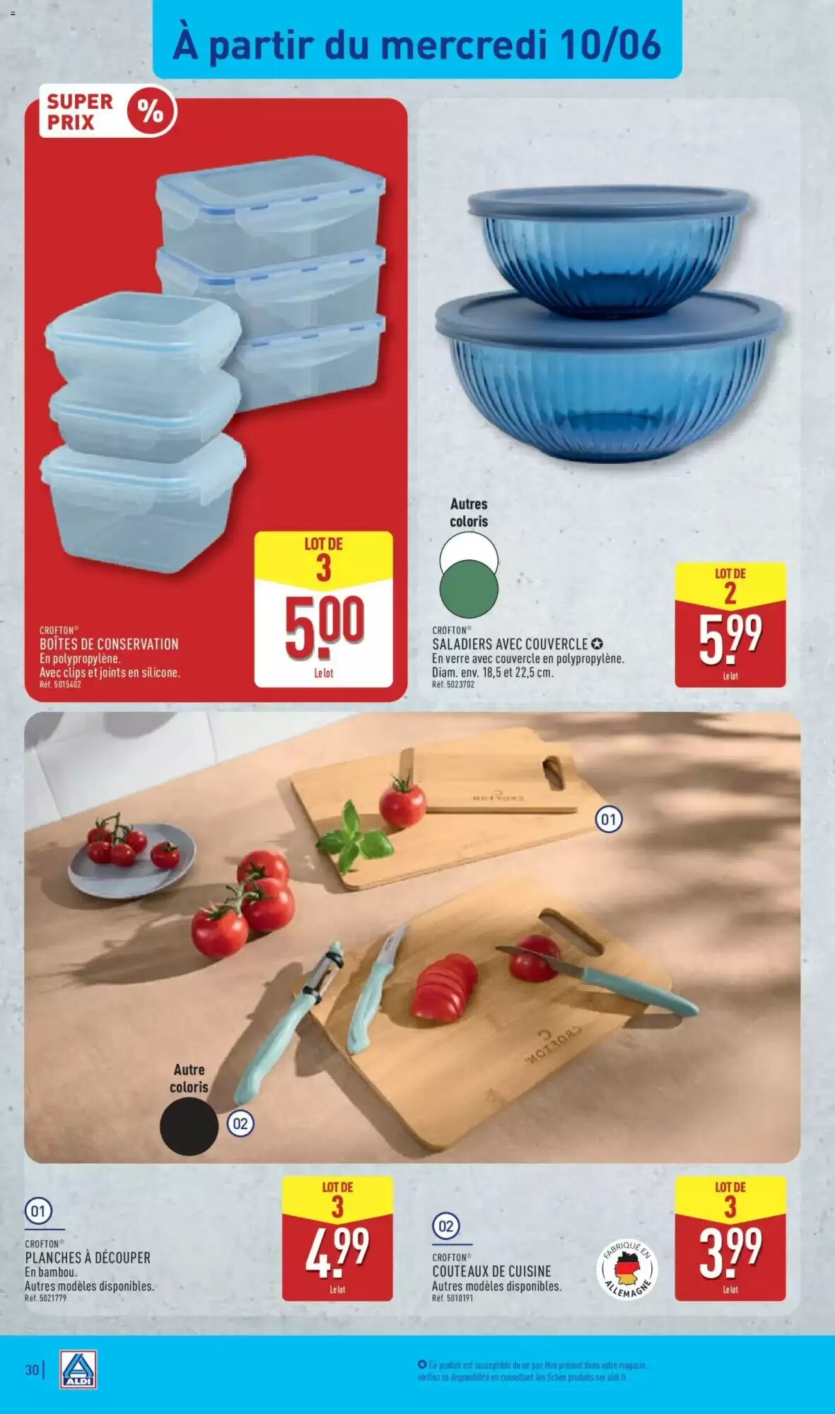 Prospectus promotionnel ALDI valable à partir du 09/06/2026 - Page 34.