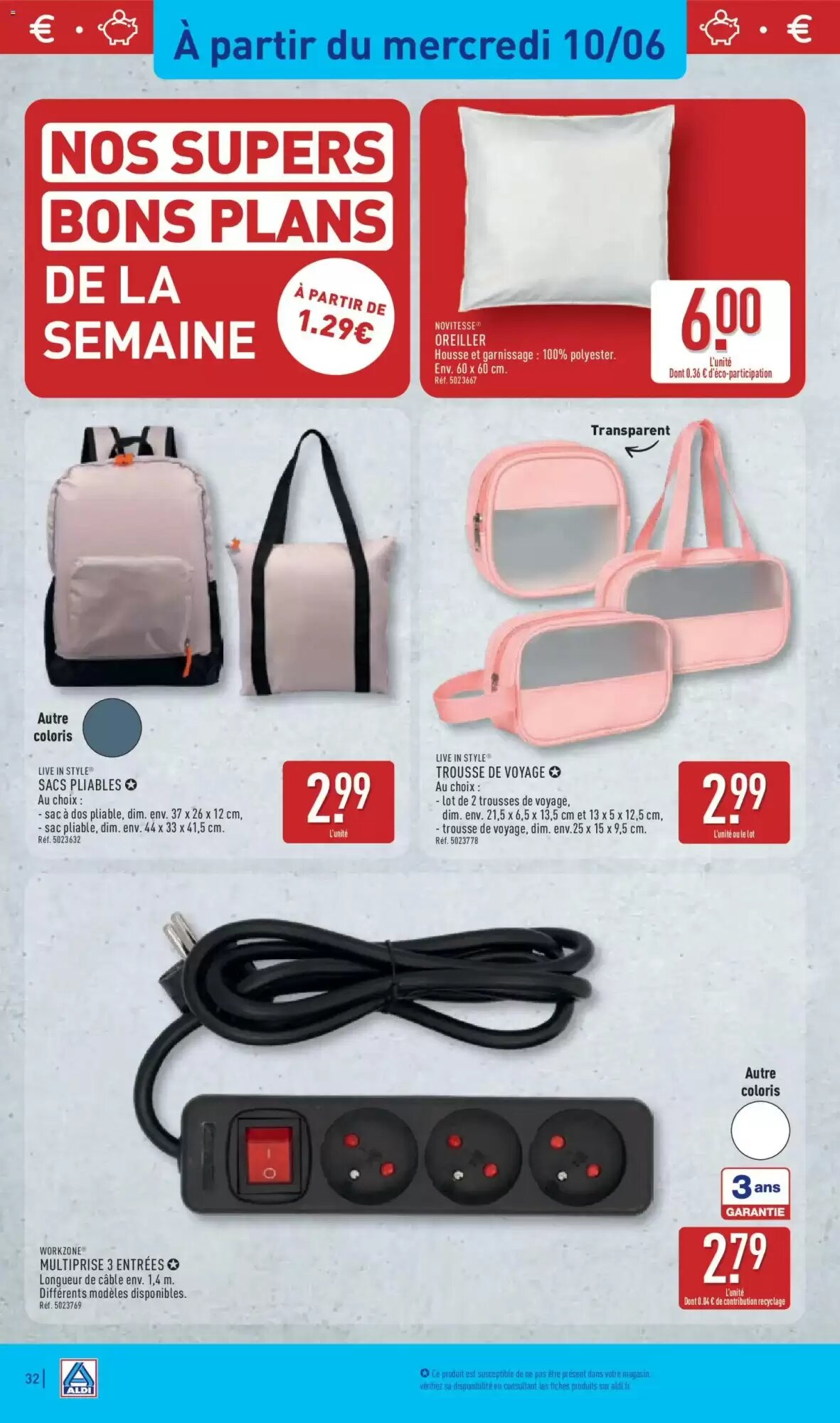 Prospectus promotionnel ALDI valable à partir du 09/06/2026 - Page 36.