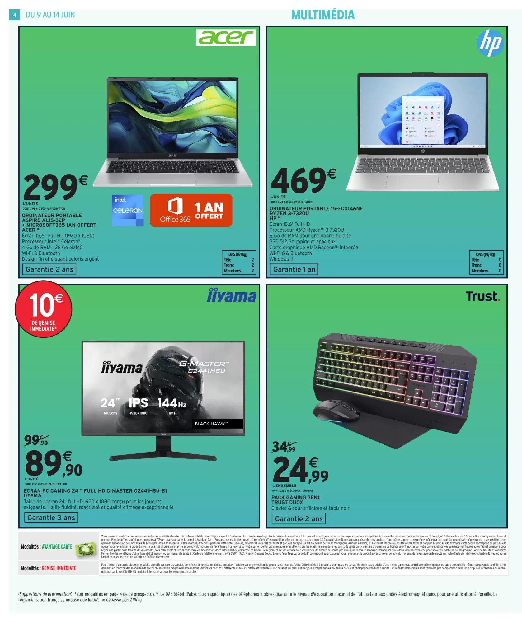Prospectus promotionnel Intermarché Hyper valable à partir du 09/06/2026 - Page 4.