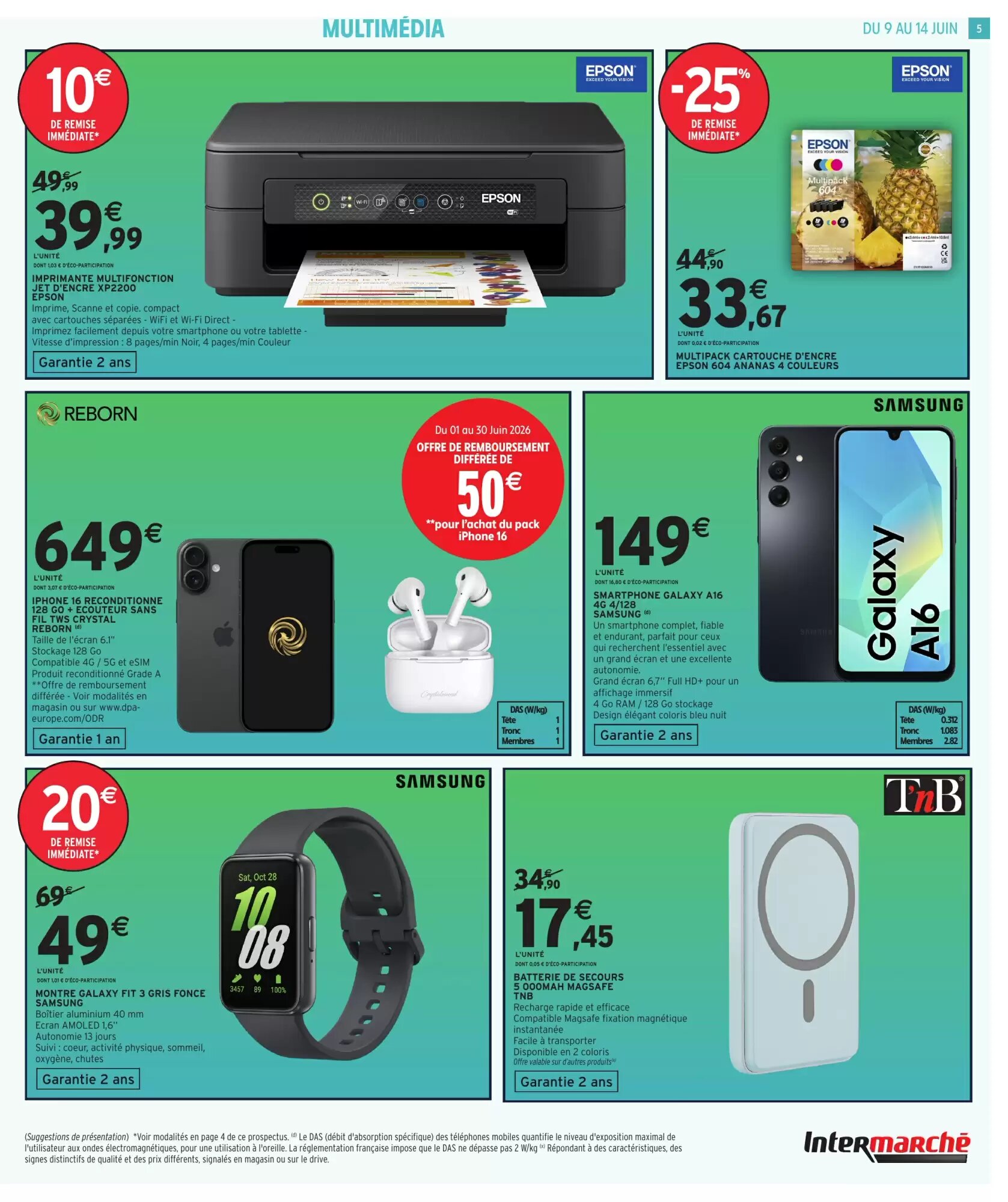 Prospectus promotionnel Intermarché Hyper valable à partir du 09/06/2026 - Page 5.