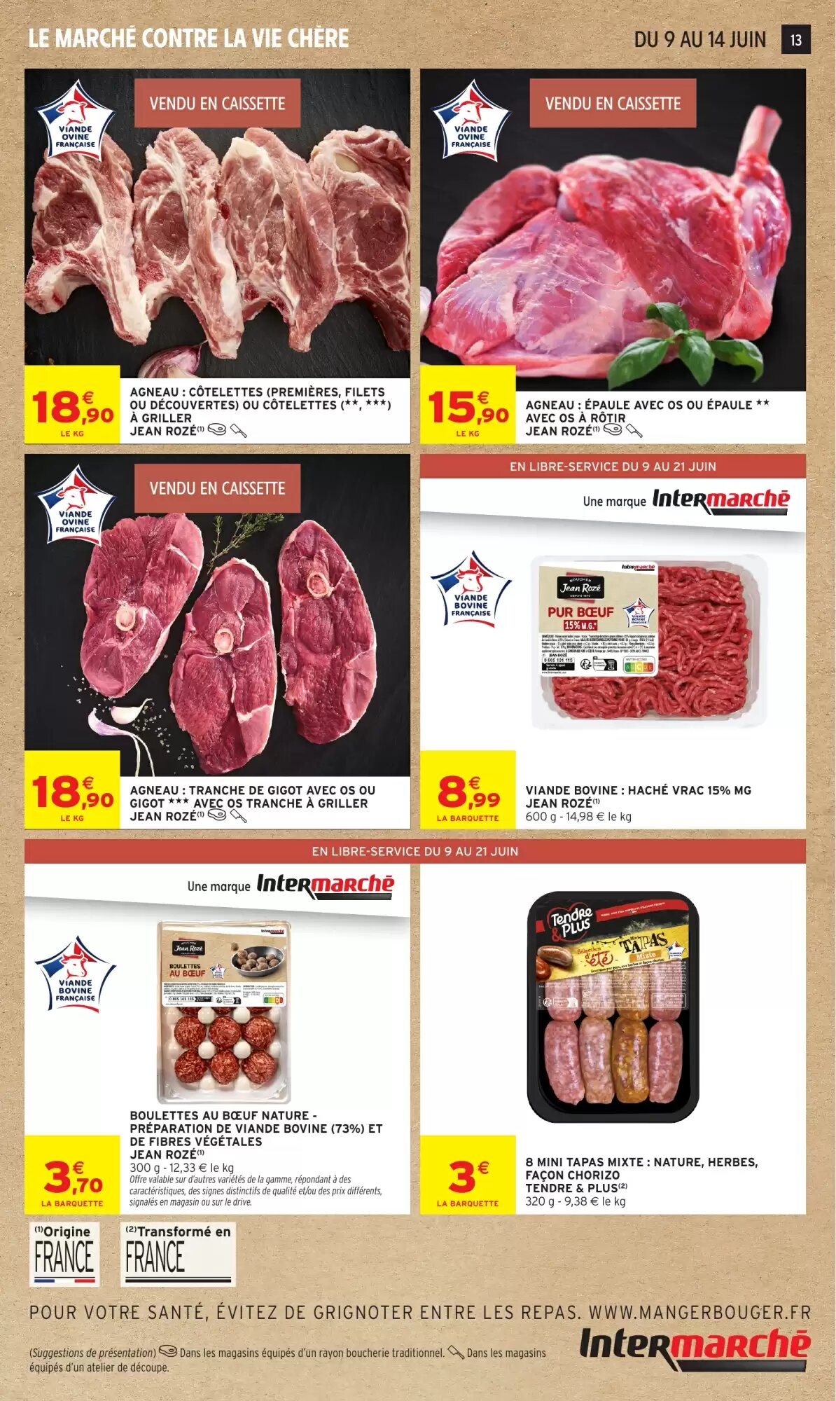 Prospectus promotionnel Intermarché Hyper valable à partir du 09/06/2026 - Page 13.