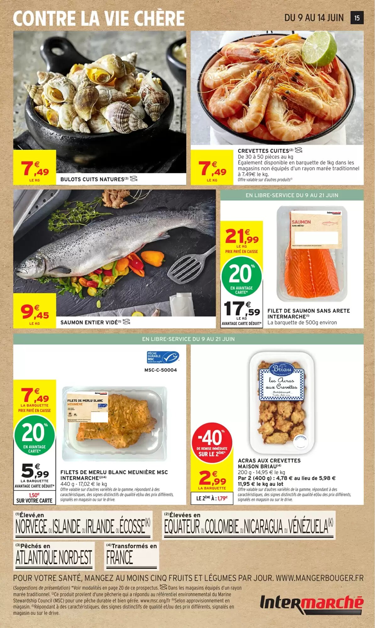 Prospectus promotionnel Intermarché Hyper valable à partir du 09/06/2026 - Page 15.
