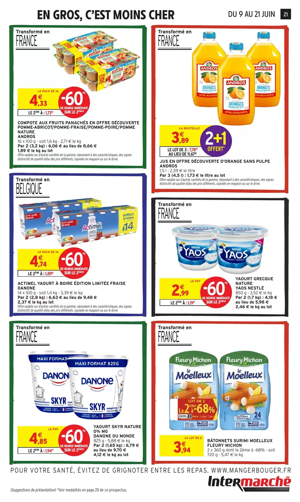 Prospectus promotionnel Intermarché Hyper valable à partir du 09/06/2026 - Page 21.
