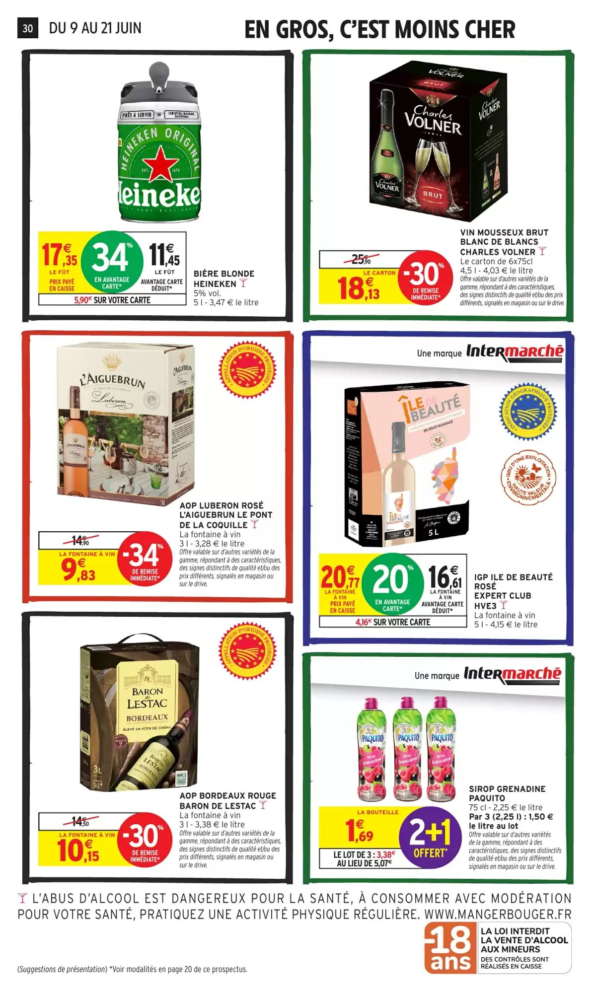 Prospectus promotionnel Intermarché Hyper valable à partir du 09/06/2026 - Page 30.