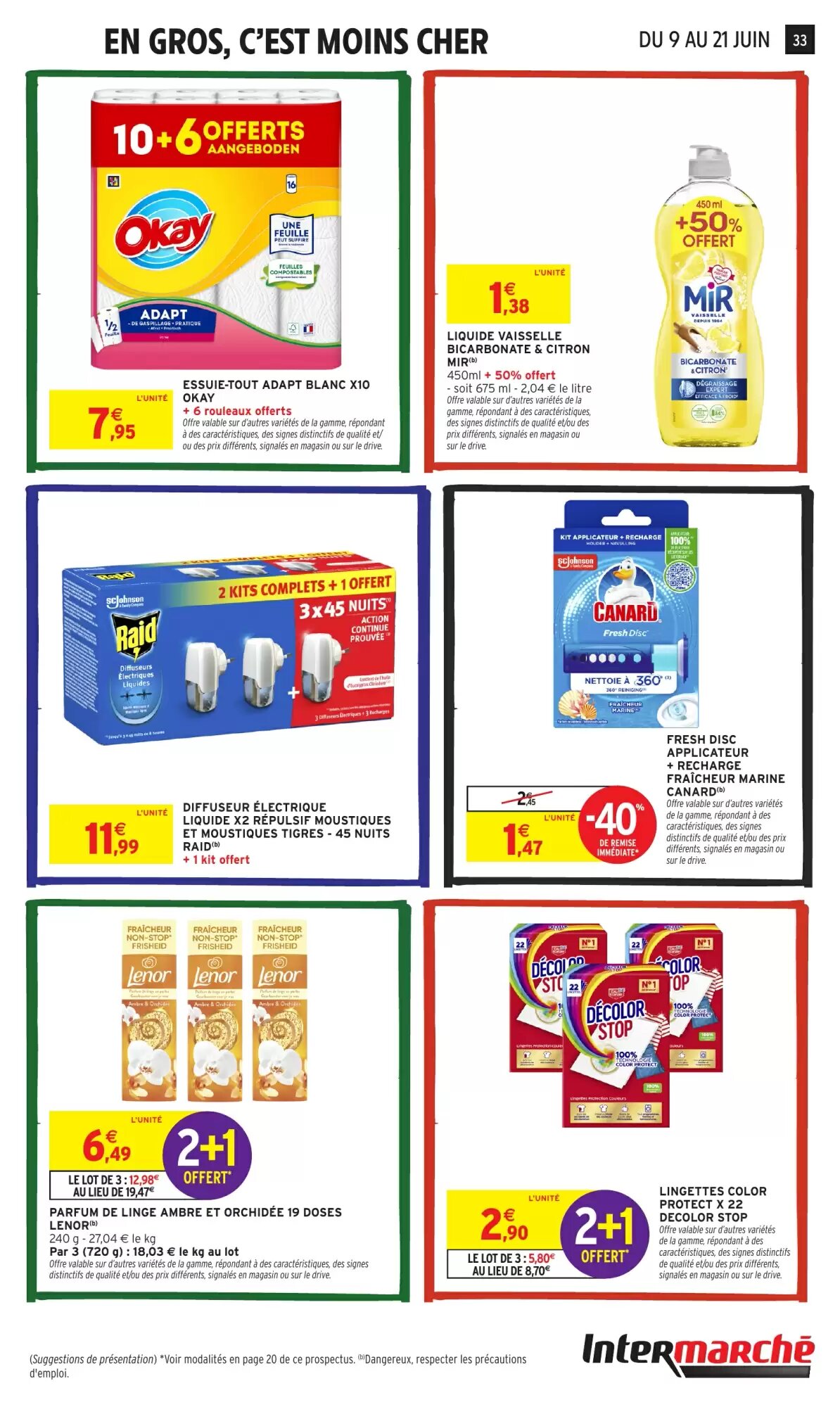 Prospectus promotionnel Intermarché Hyper valable à partir du 09/06/2026 - Page 33.
