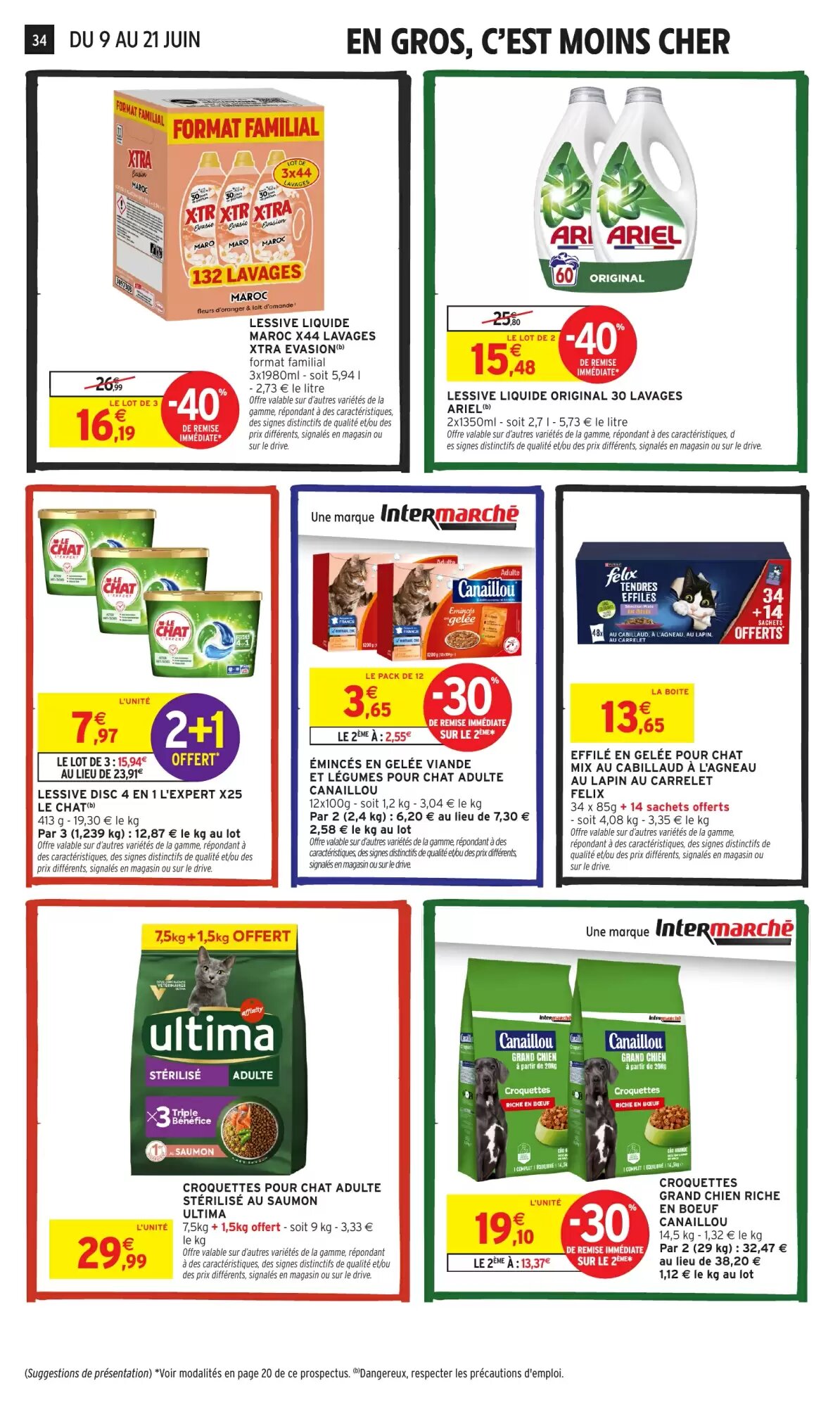 Prospectus promotionnel Intermarché Hyper valable à partir du 09/06/2026 - Page 34.