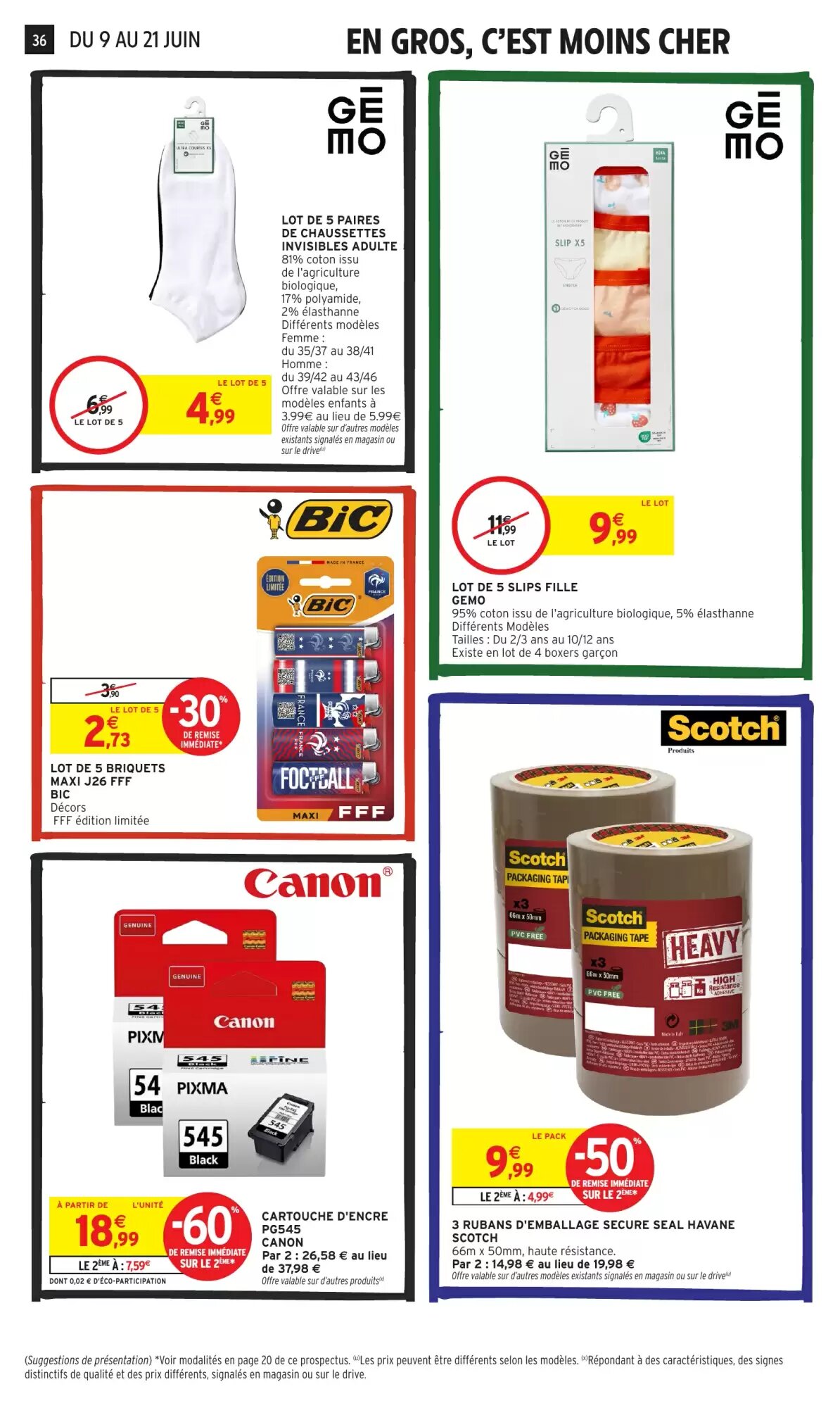 Prospectus promotionnel Intermarché Hyper valable à partir du 09/06/2026 - Page 36.