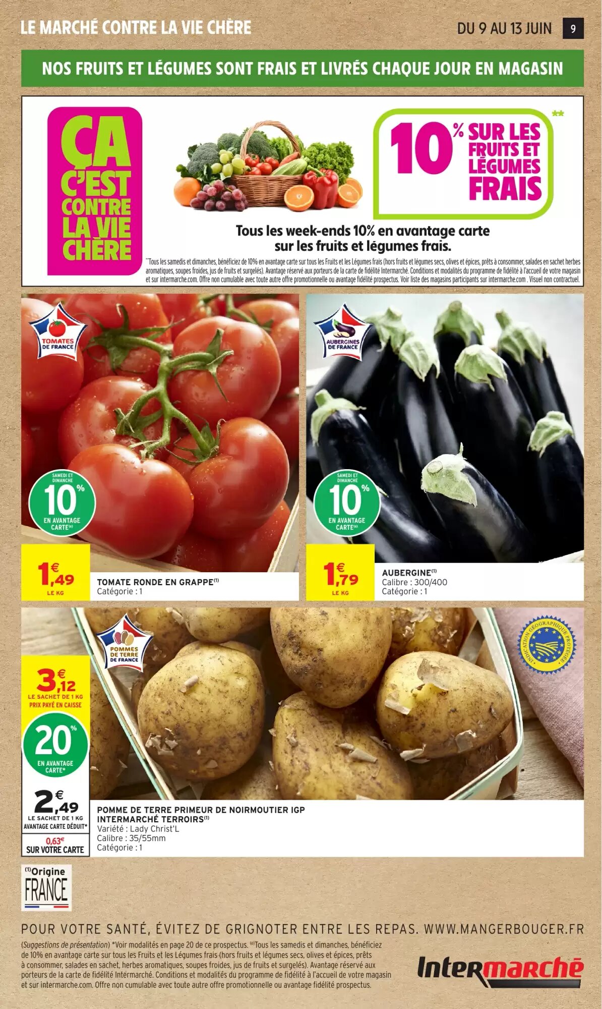 Prospectus promotionnel Intermarché Hyper valable à partir du 09/06/2026 - Page 9.