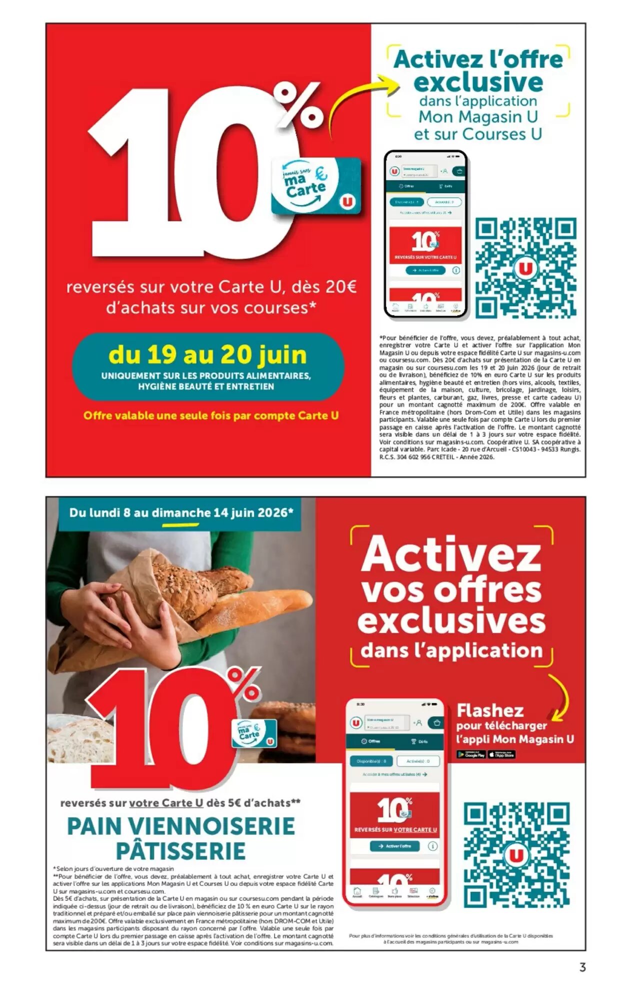 Prospectus promotionnel Hyper U valable à partir du 09/06/2026 - Page 3.