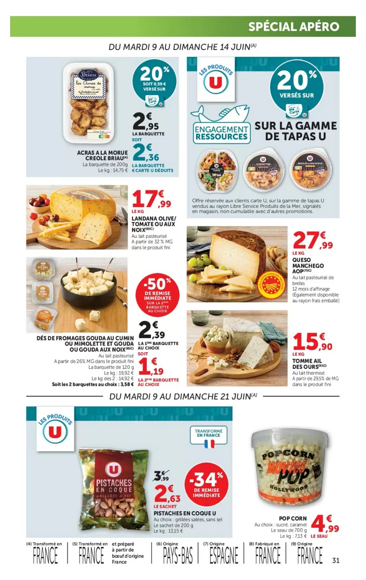 Prospectus promotionnel Hyper U valable à partir du 09/06/2026 - Page 31.