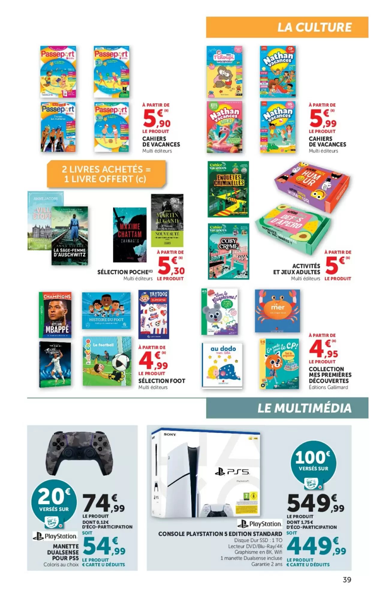 Prospectus promotionnel Hyper U valable à partir du 09/06/2026 - Page 39.