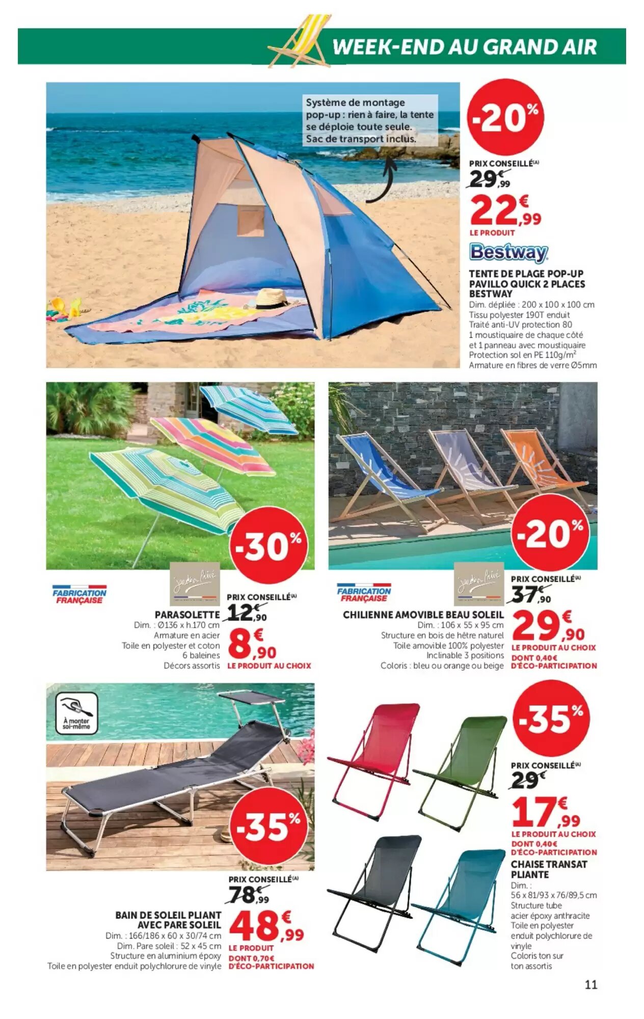 Prospectus promotionnel Super U valable à partir du 09/06/2026 - Page 11.
