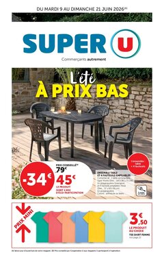 Prospectus promotionnel Super U valable à partir du 09/06/2026