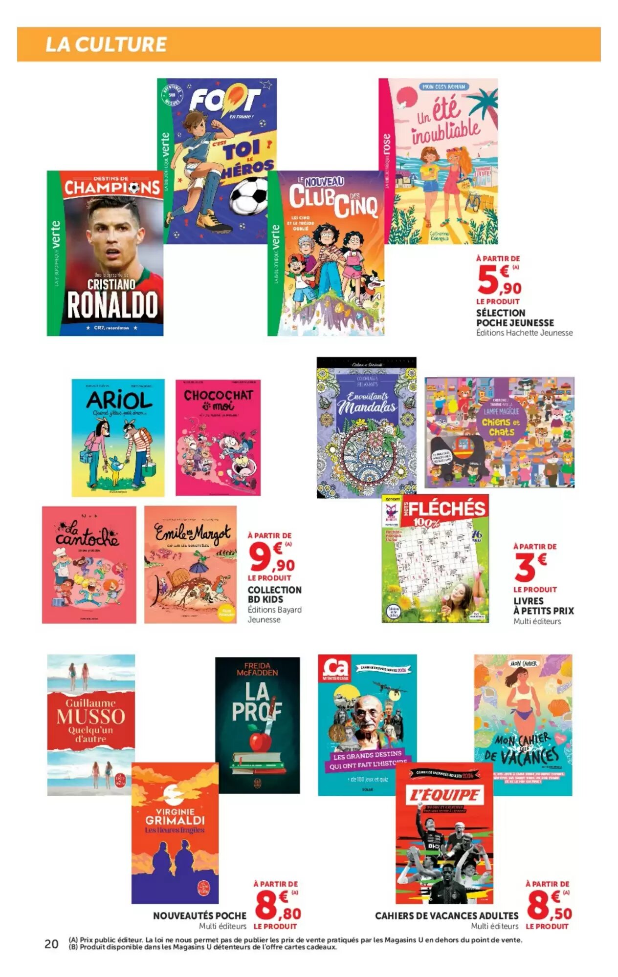 Prospectus promotionnel Super U valable à partir du 09/06/2026 - Page 20.