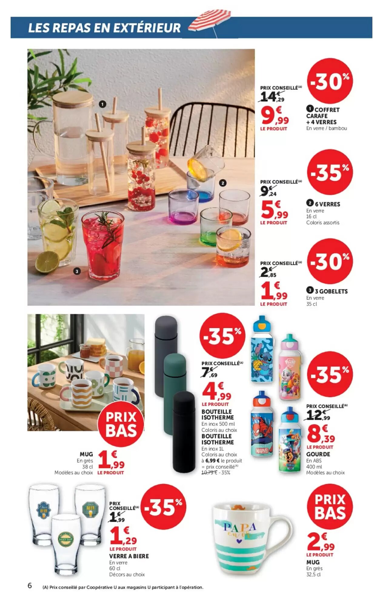 Prospectus promotionnel Super U valable à partir du 09/06/2026 - Page 6.