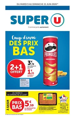 Prospectus promotionnel Super U valable à partir du 09/06/2026
