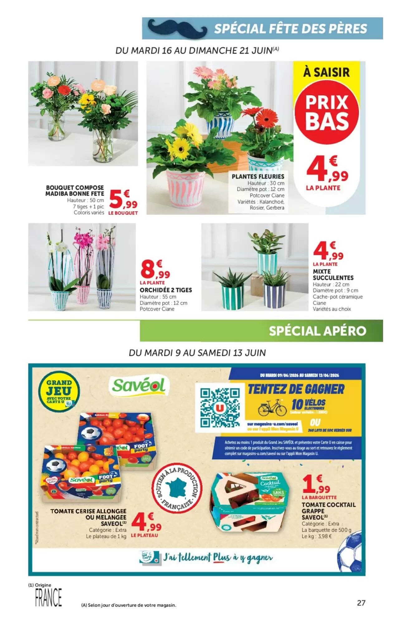 Prospectus promotionnel Super U valable à partir du 09/06/2026 - Page 27.