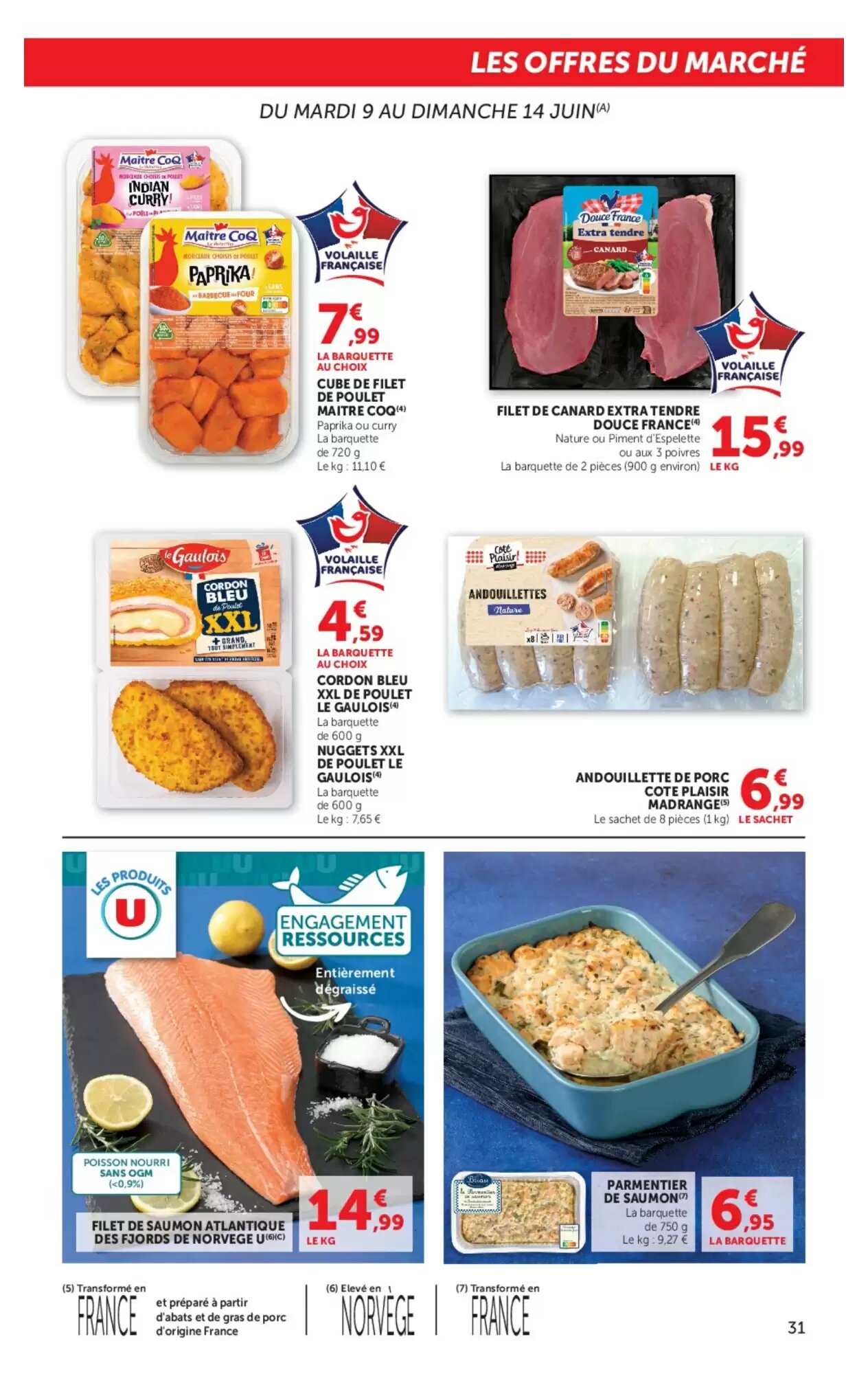 Prospectus promotionnel Super U valable à partir du 09/06/2026 - Page 31.
