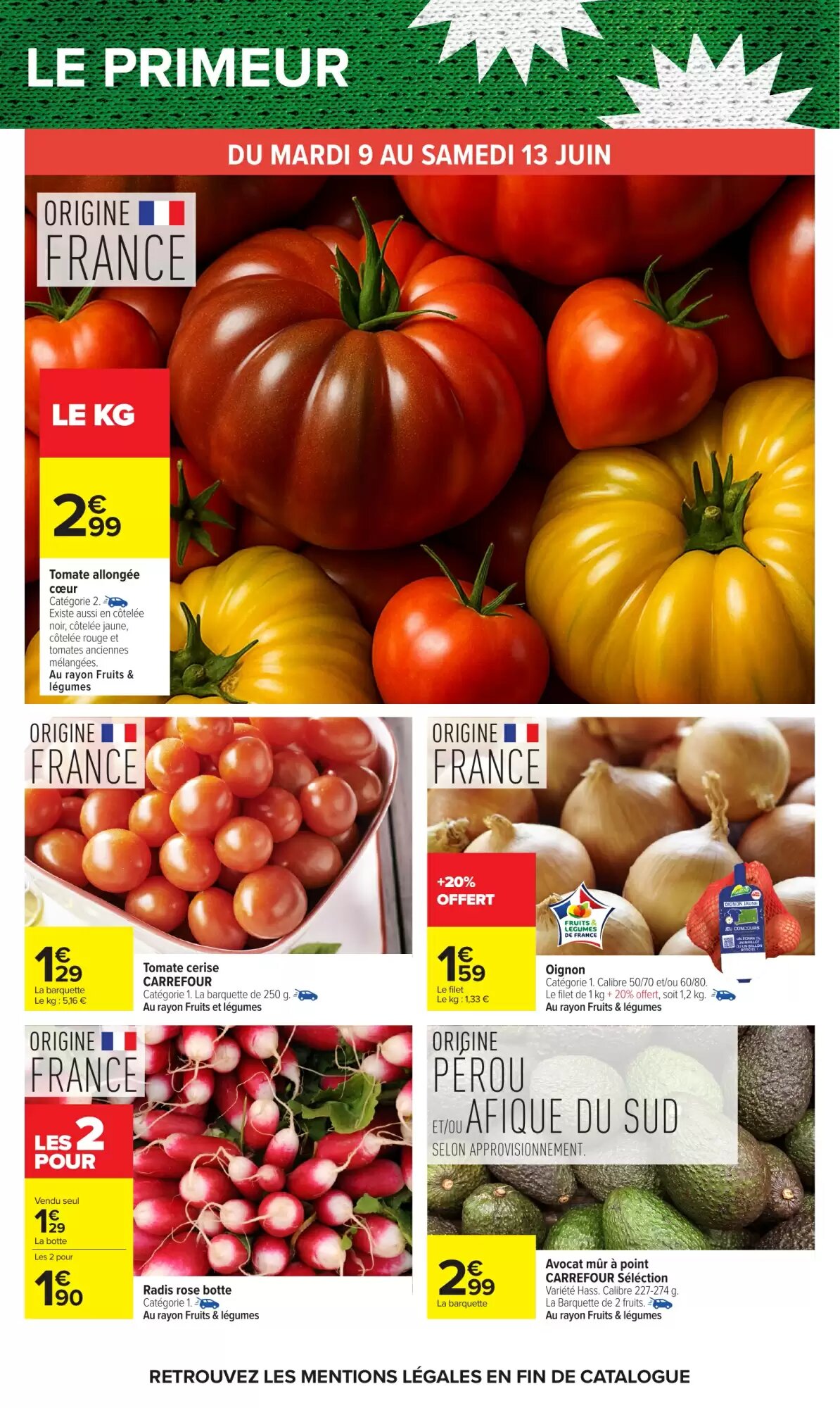 Prospectus promotionnel Carrefour valable à partir du 09/06/2026 - Page 44.