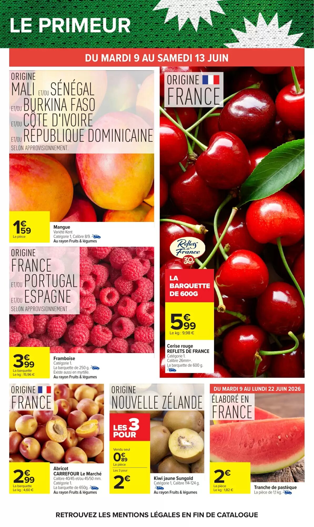 Prospectus promotionnel Carrefour valable à partir du 09/06/2026 - Page 45.