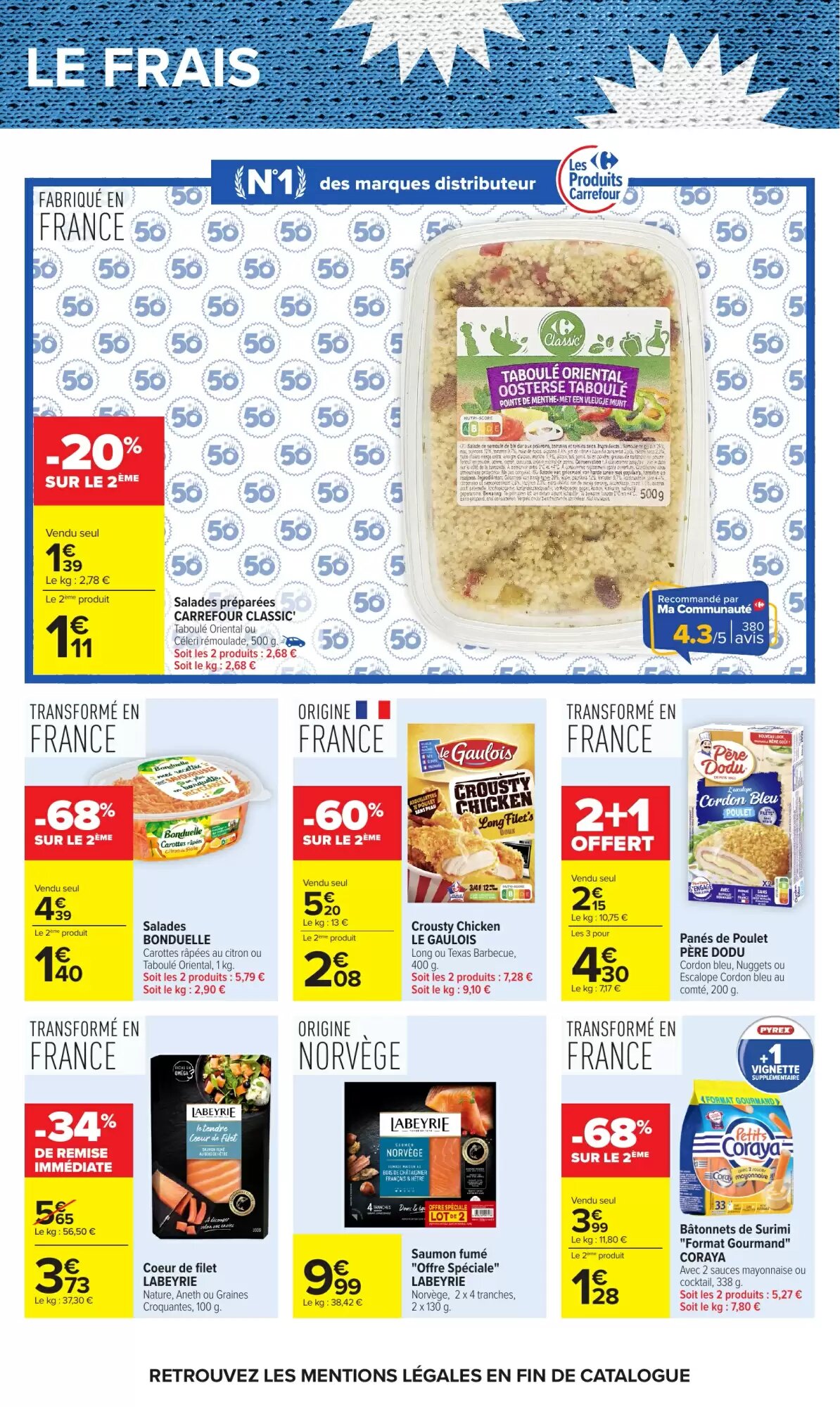 Prospectus promotionnel Carrefour valable à partir du 09/06/2026 - Page 50.
