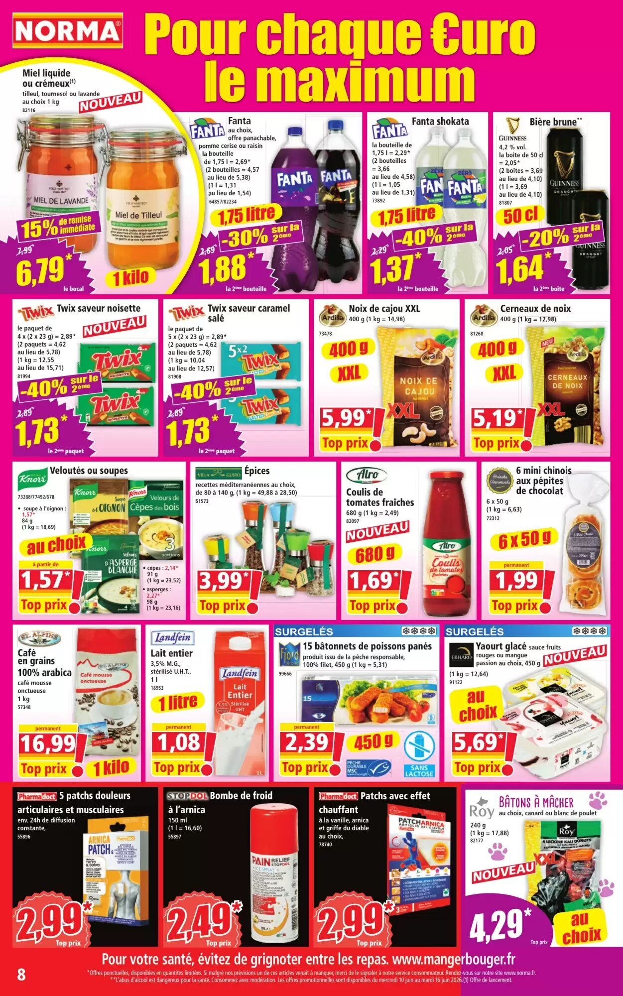 Prospectus promotionnel Norma valable à partir du 10/06/2026 - Page 8.