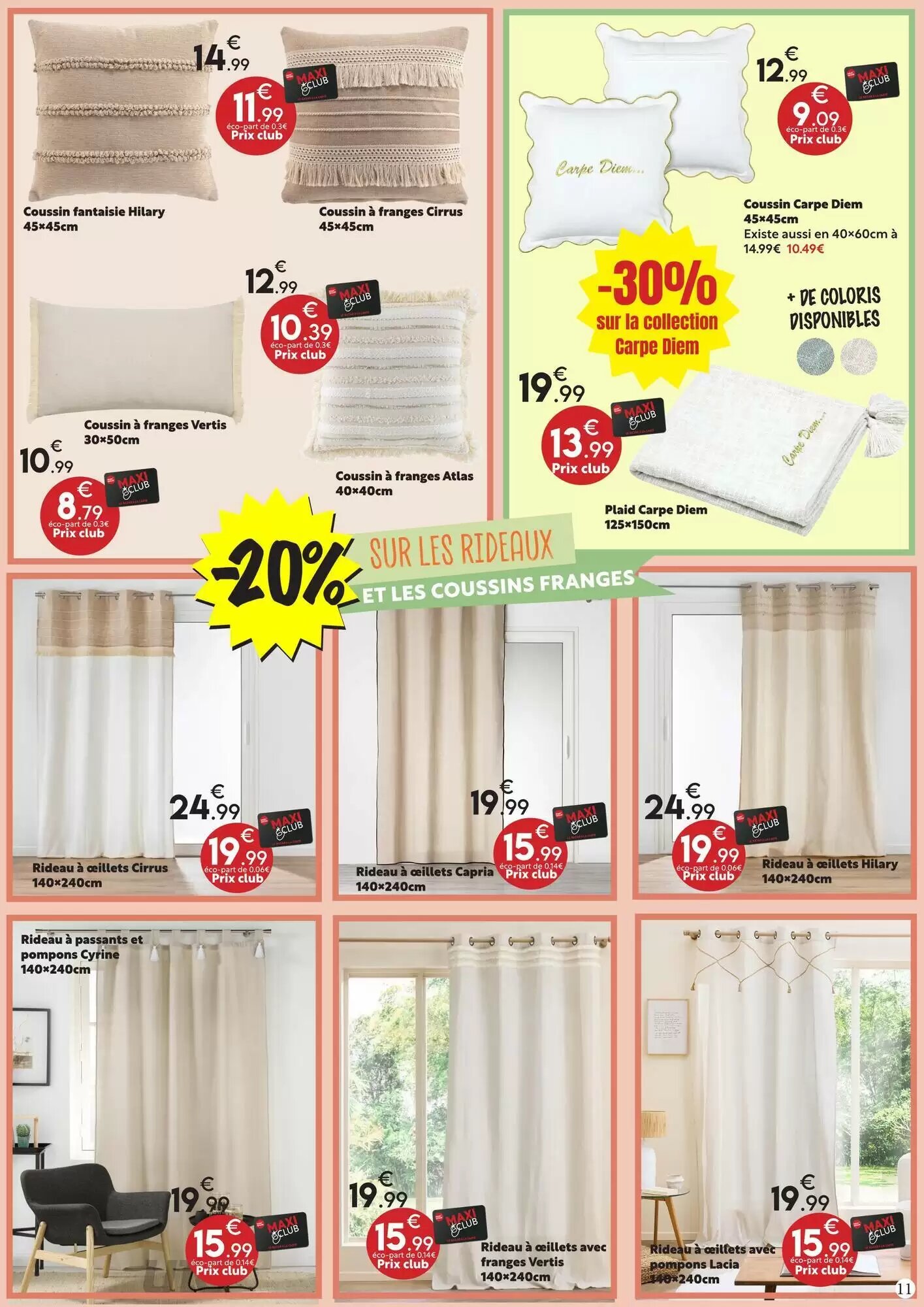 Prospectus promotionnel Maxi Bazar valable à partir du 10/06/2026 - Page 11.