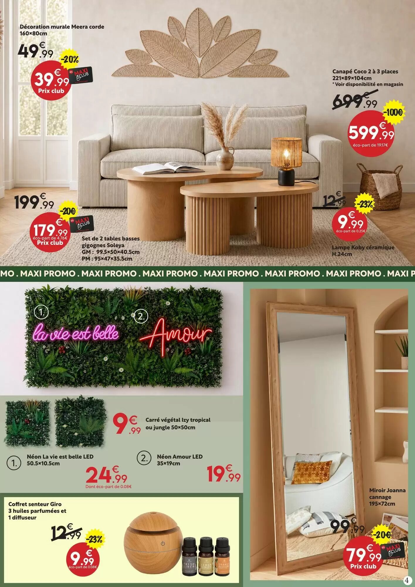 Prospectus promotionnel Maxi Bazar valable à partir du 10/06/2026 - Page 4.