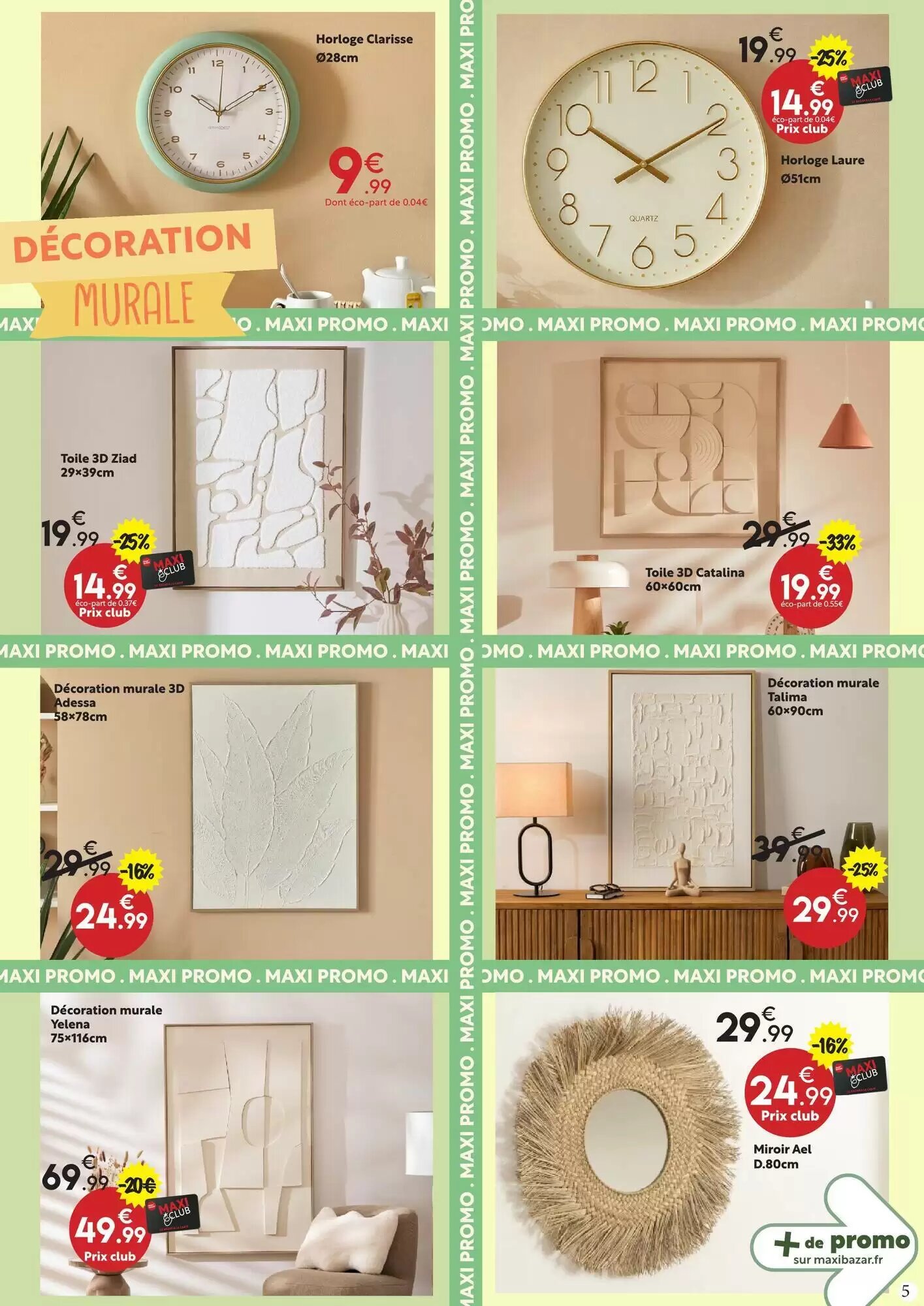 Prospectus promotionnel Maxi Bazar valable à partir du 10/06/2026 - Page 5.