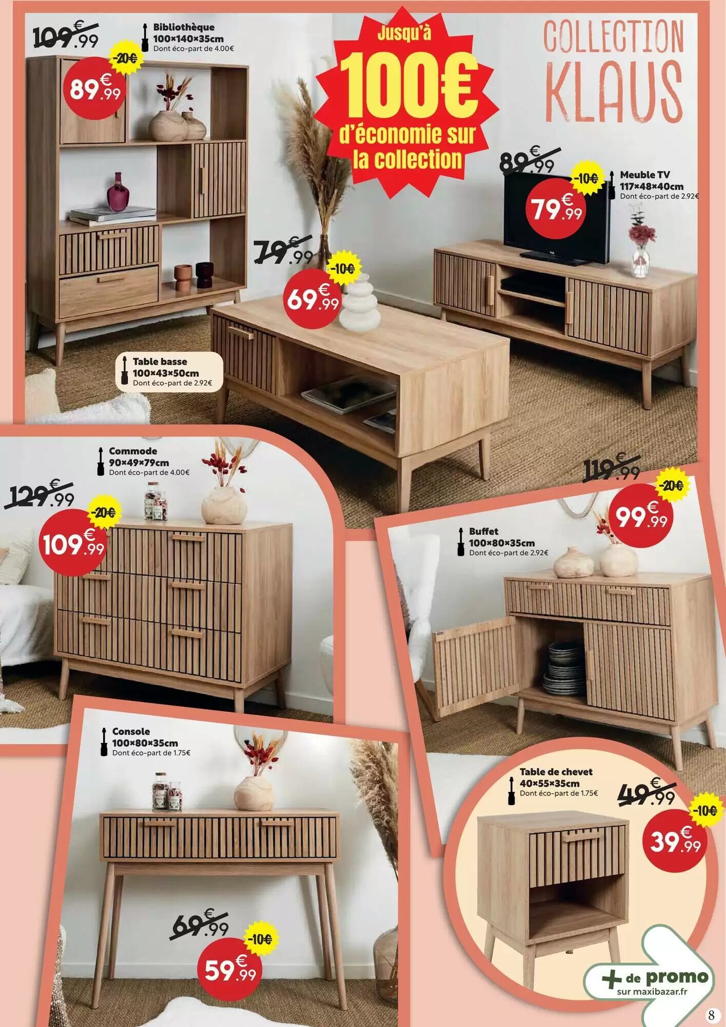 Prospectus promotionnel Maxi Bazar valable à partir du 10/06/2026 - Page 8.