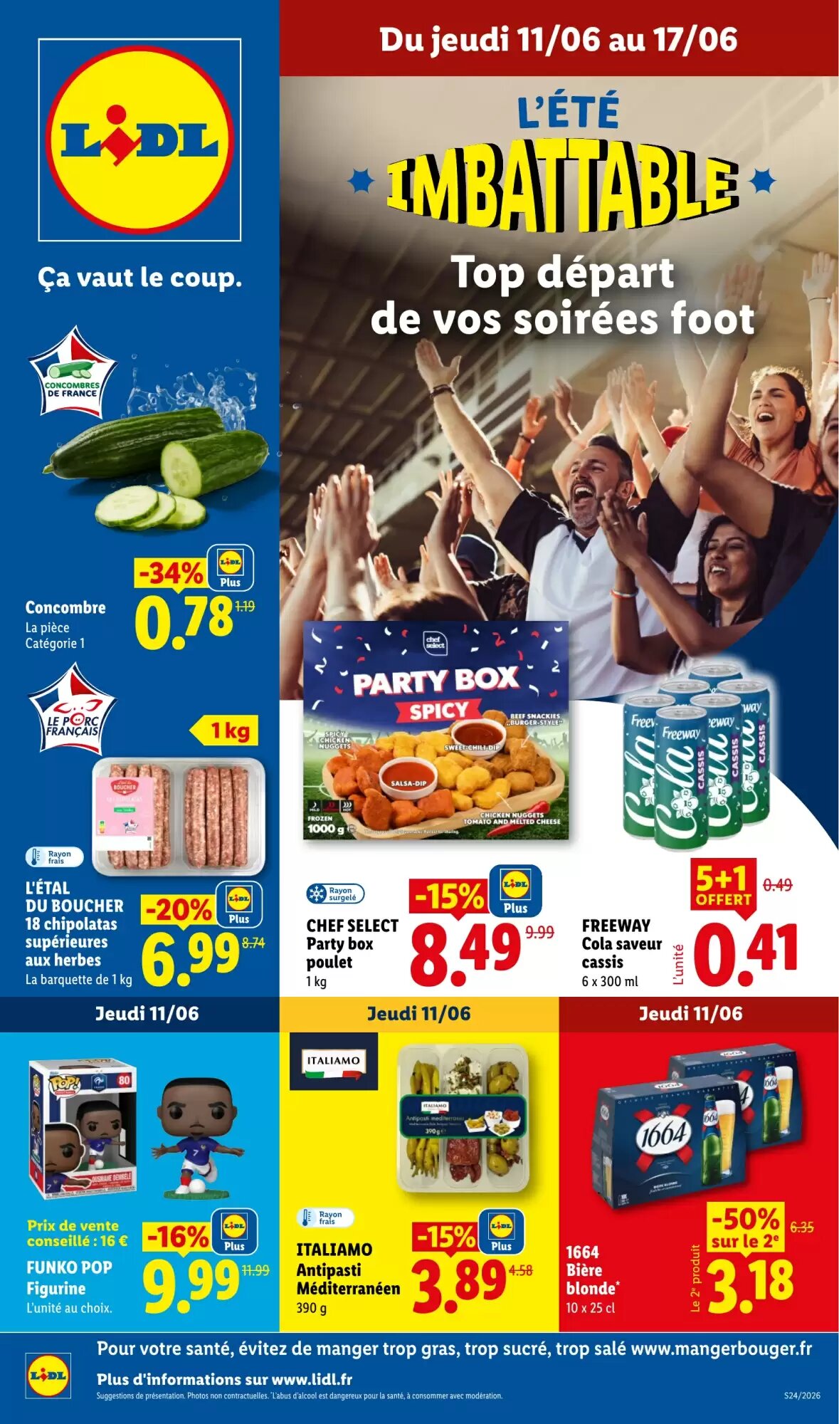 Prospectus promotionnel Lidl valable à partir du 11/06/2026 - Page 1.