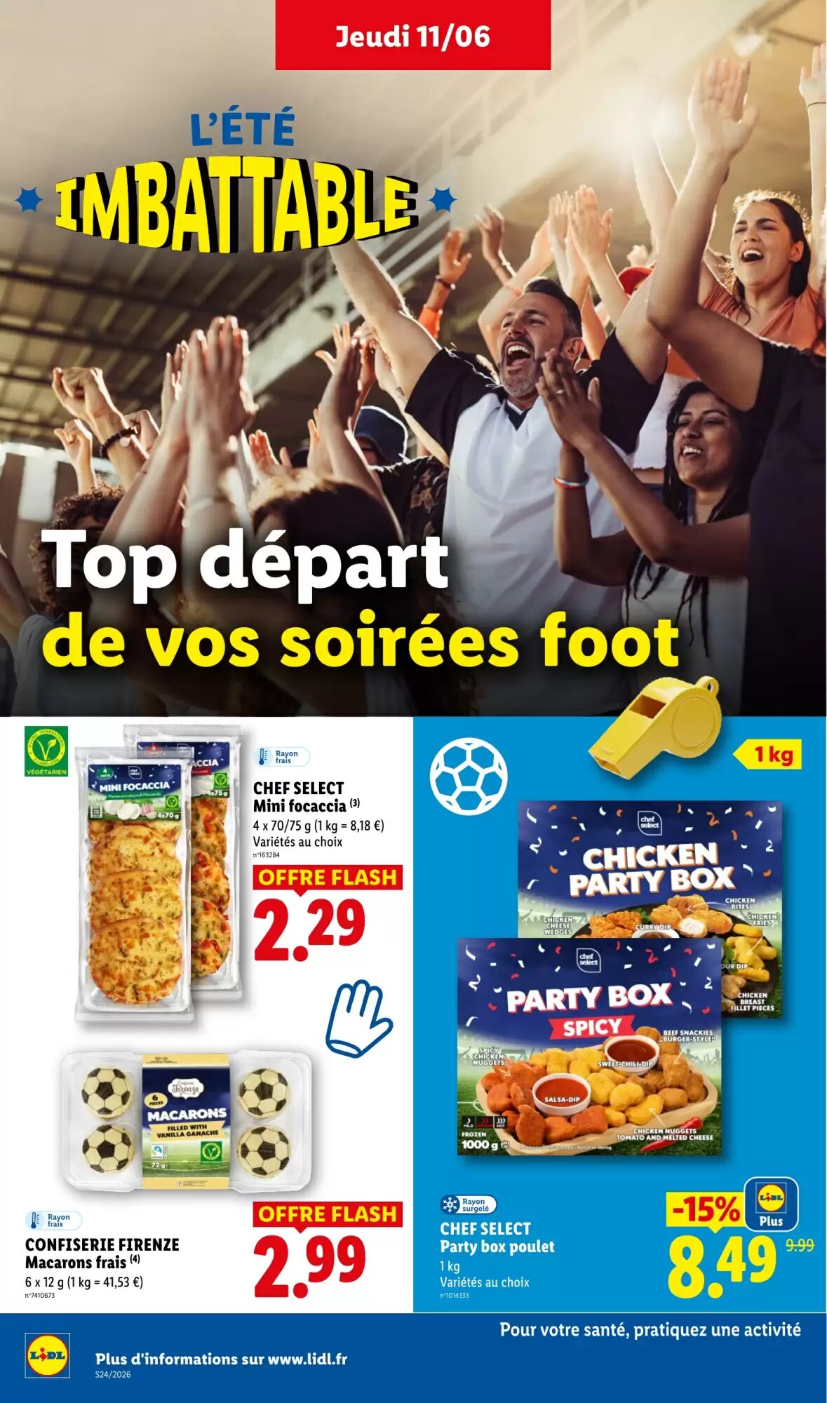 Prospectus promotionnel Lidl valable à partir du 11/06/2026 - Page 16.