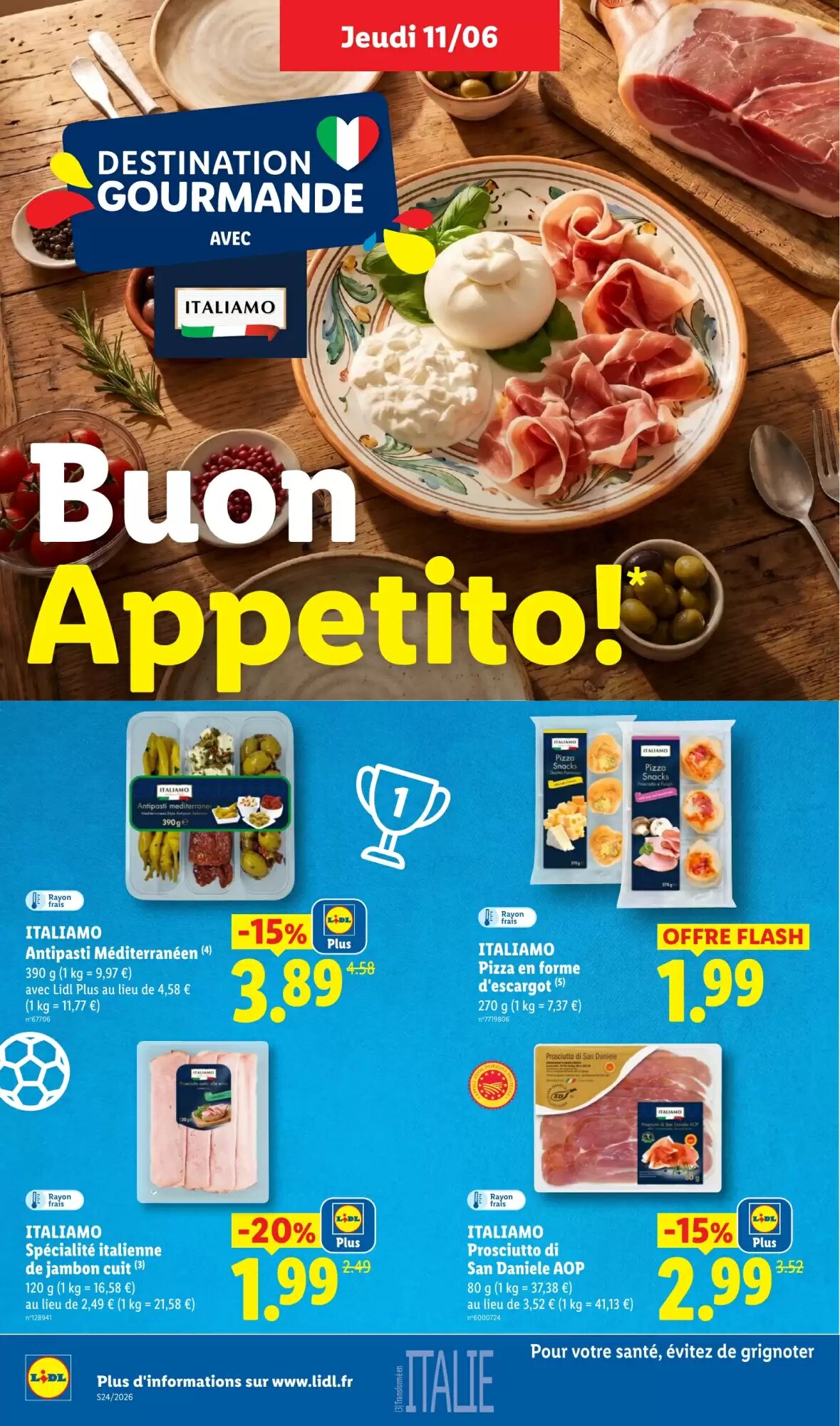Prospectus promotionnel Lidl valable à partir du 11/06/2026 - Page 24.