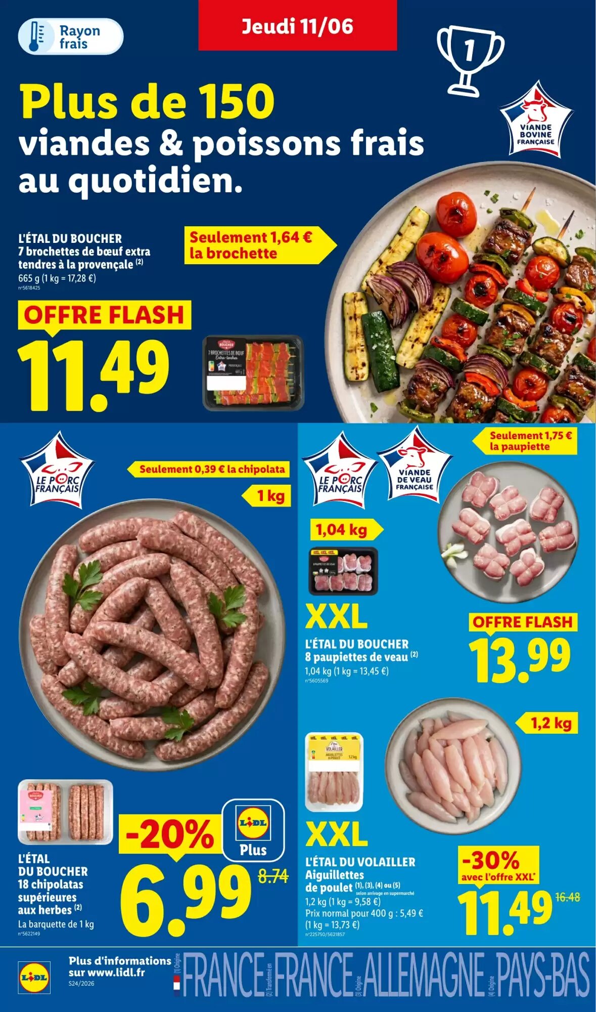 Prospectus promotionnel Lidl valable à partir du 11/06/2026 - Page 6.