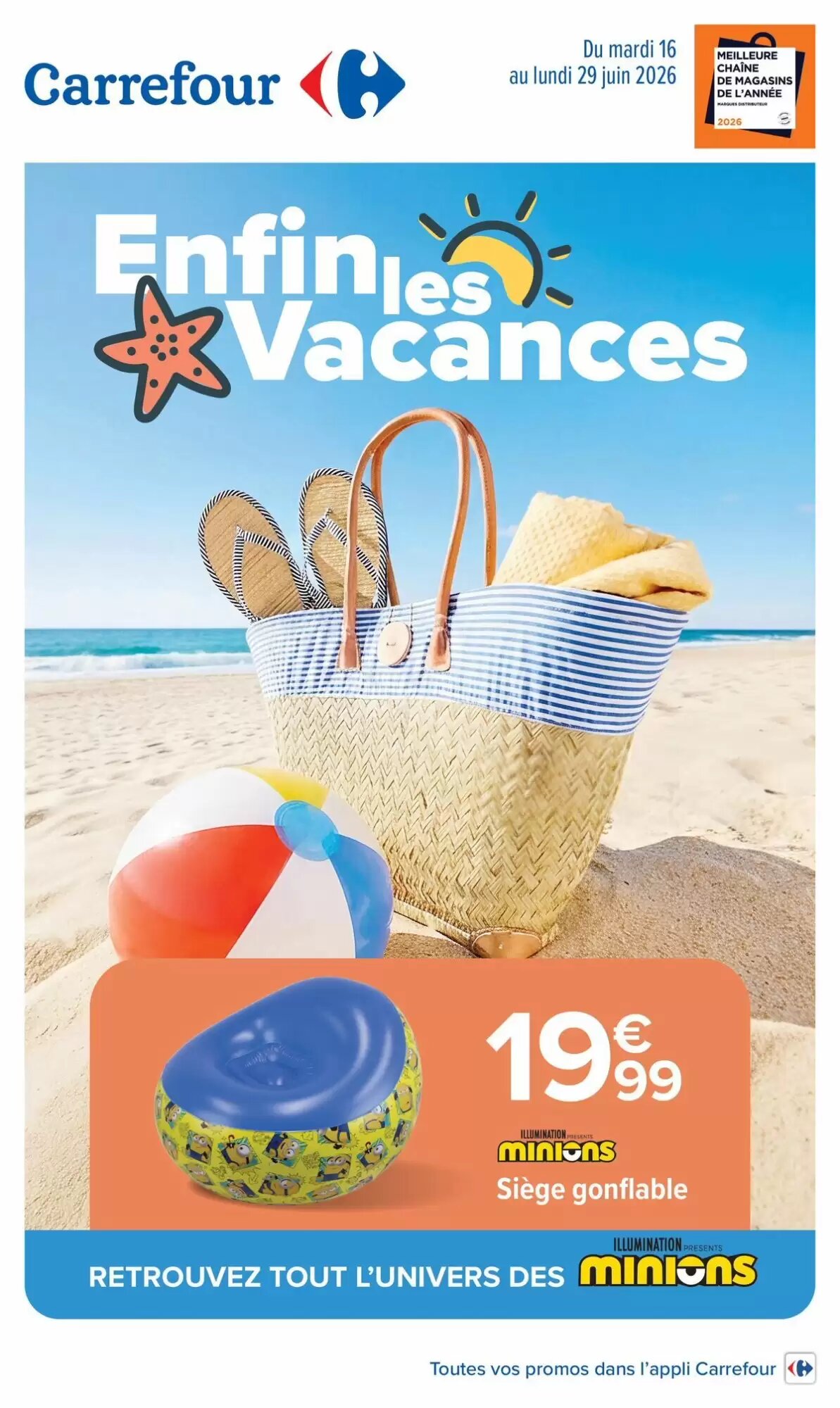 Prospectus promotionnel Carrefour valable à partir du 16/06/2026 - Page 1.