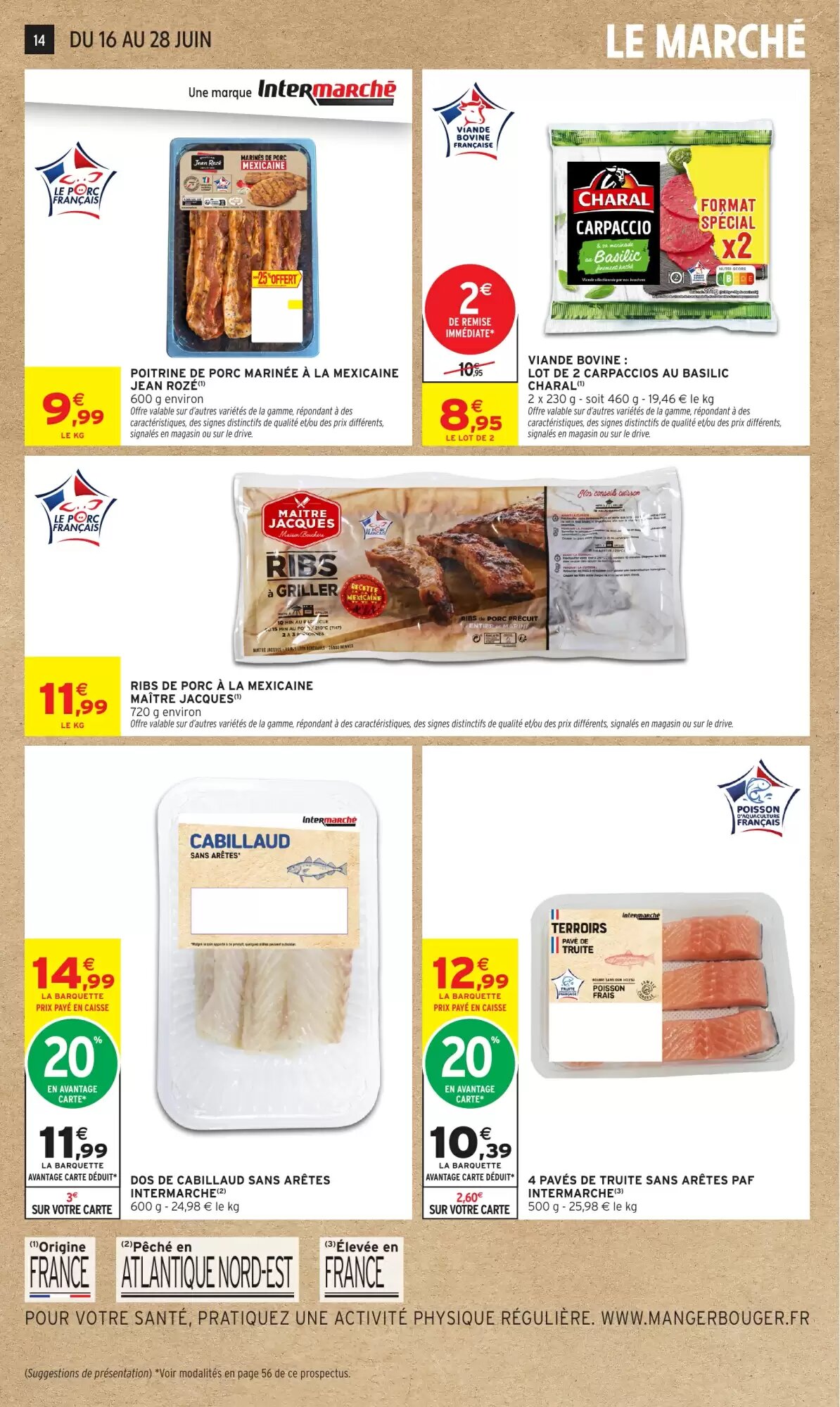 Prospectus promotionnel Intermarché Hyper valable à partir du 16/06/2026 - Page 14.