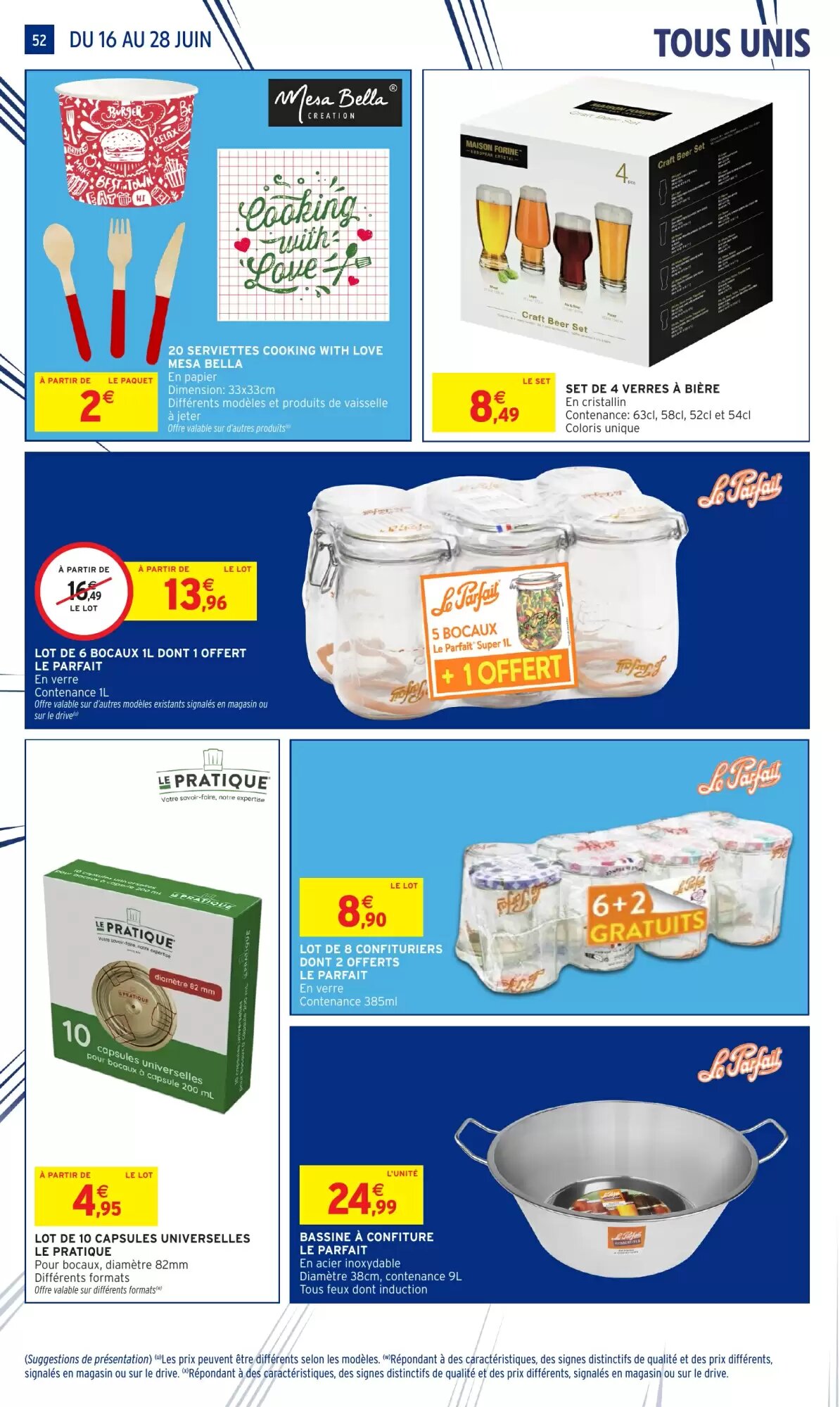 Prospectus promotionnel Intermarché Hyper valable à partir du 16/06/2026 - Page 45.