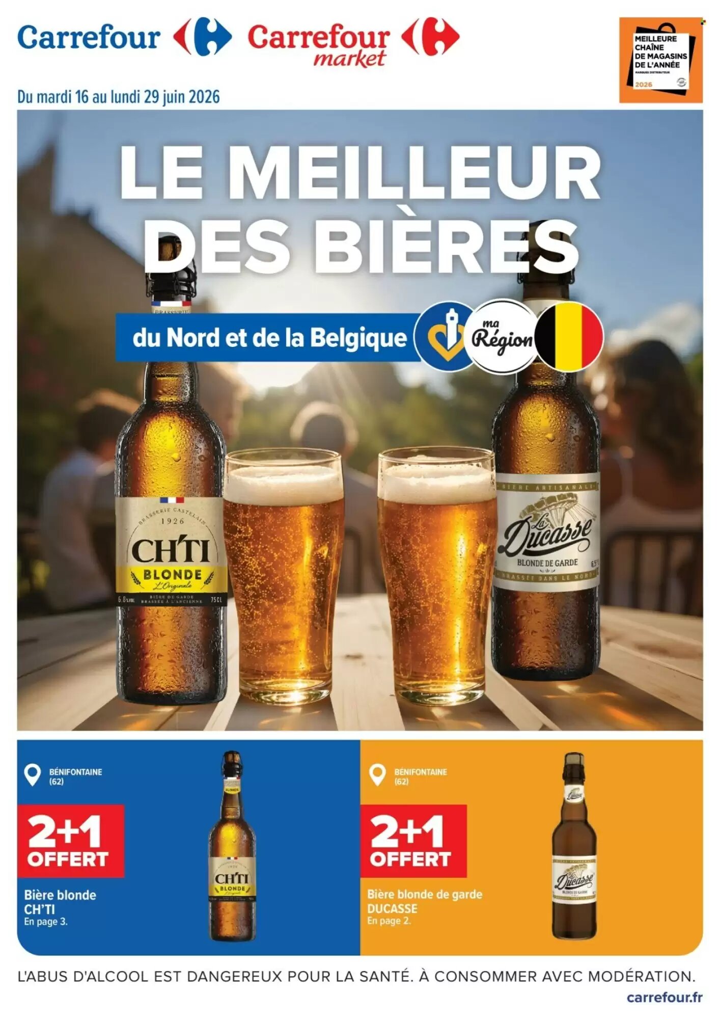 Prospectus promotionnel Carrefour valable à partir du 16/06/2026 - Page 1.