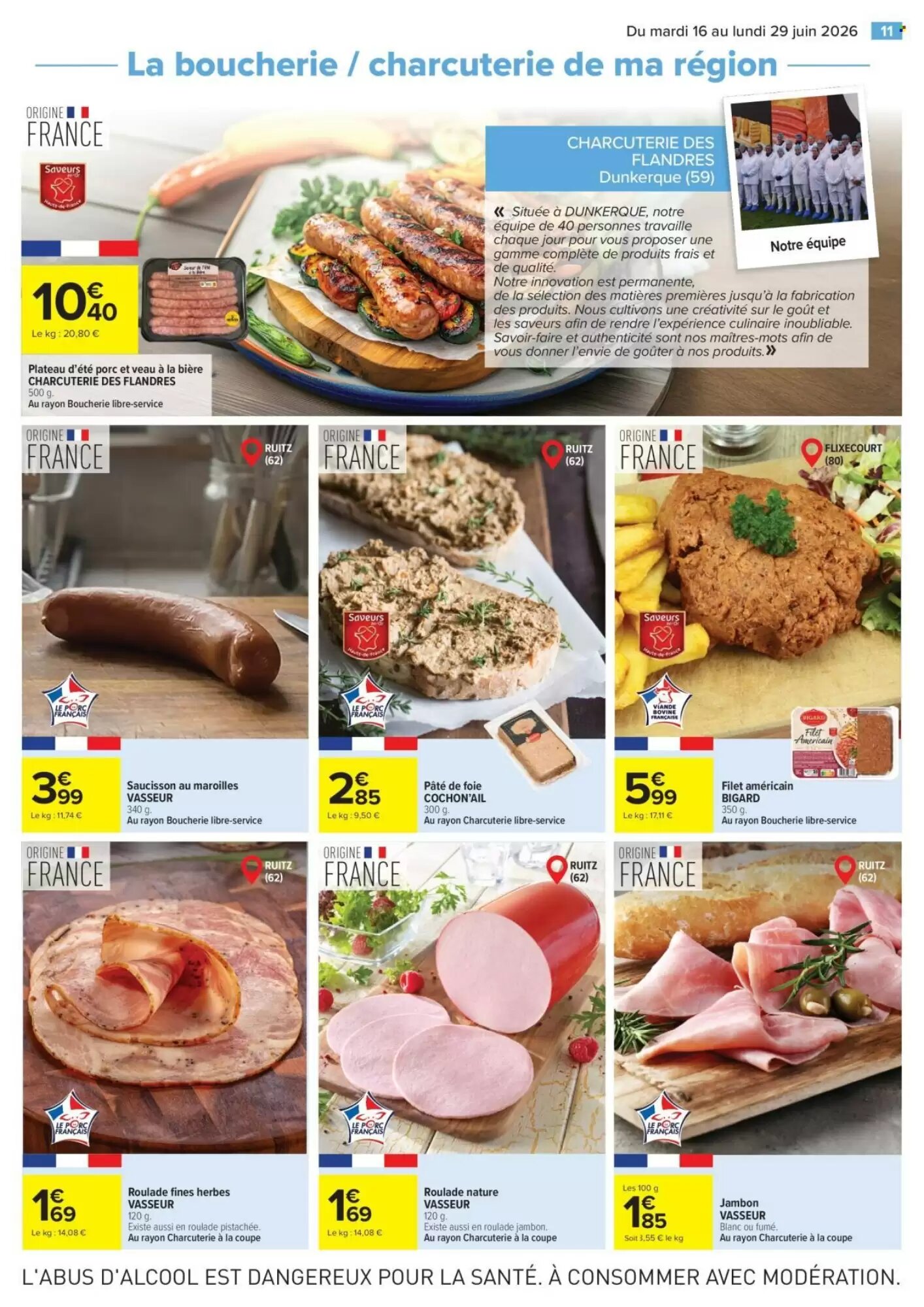 Prospectus promotionnel Carrefour valable à partir du 16/06/2026 - Page 11.