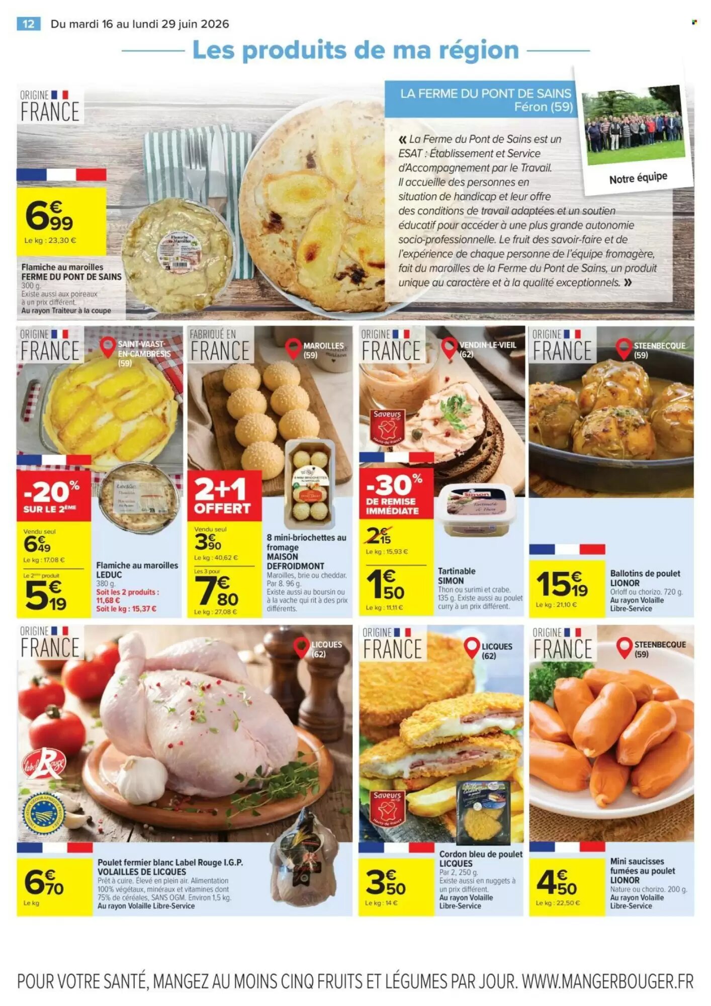Prospectus promotionnel Carrefour valable à partir du 16/06/2026 - Page 12.