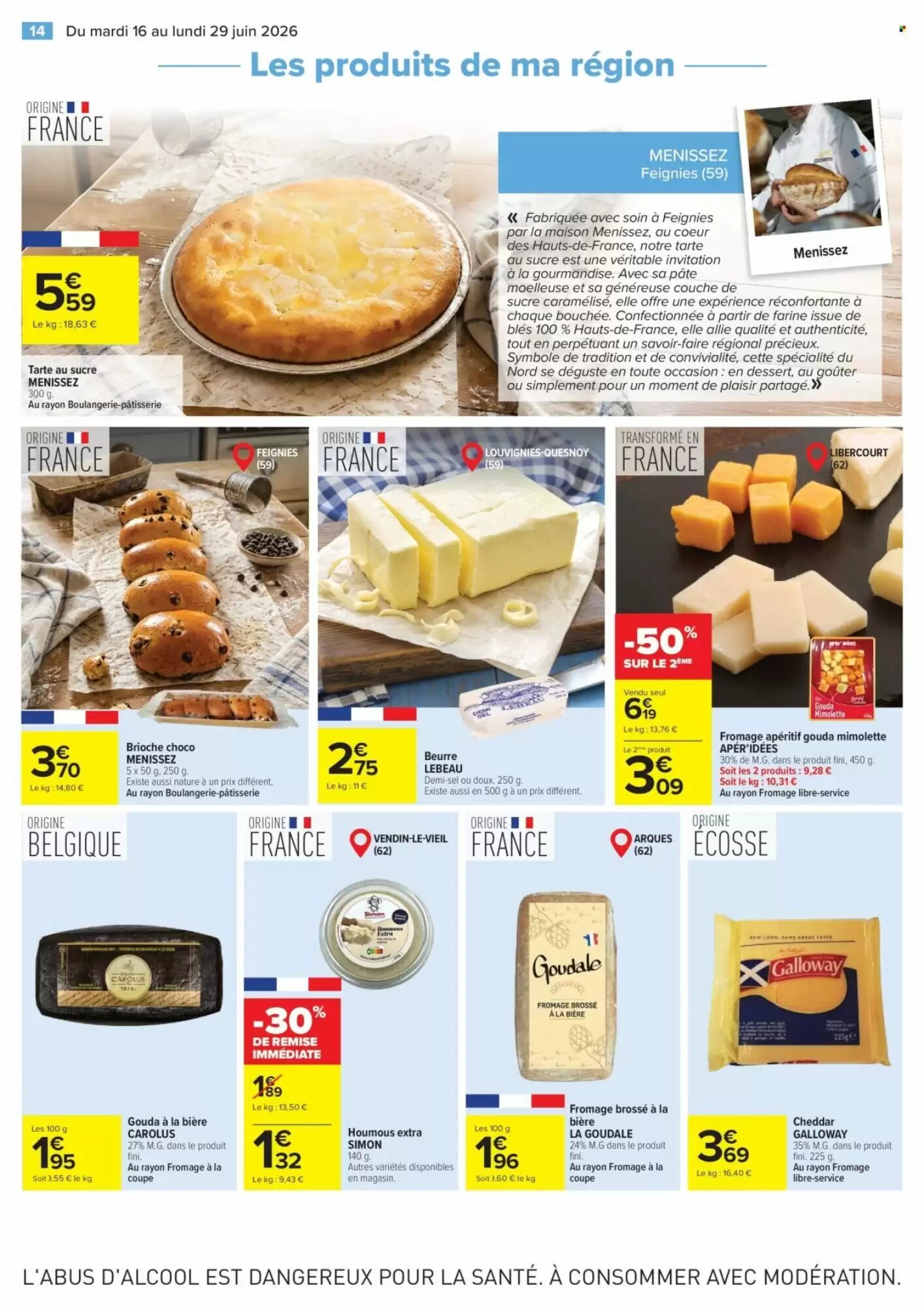 Prospectus promotionnel Carrefour valable à partir du 16/06/2026 - Page 14.