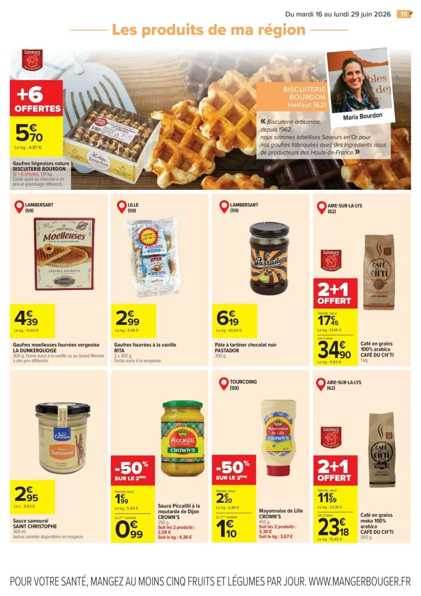 Prospectus promotionnel Carrefour valable à partir du 16/06/2026 - Page 15.