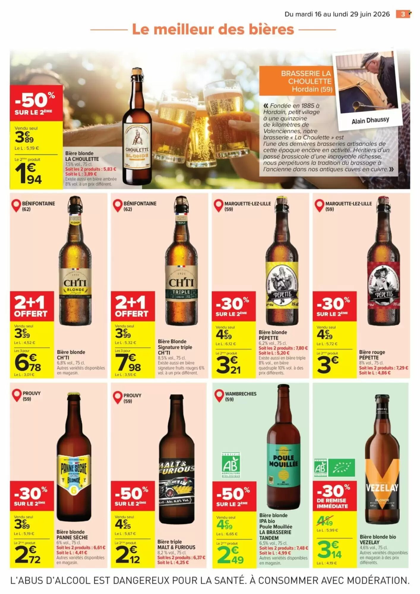Prospectus promotionnel Carrefour valable à partir du 16/06/2026 - Page 3.