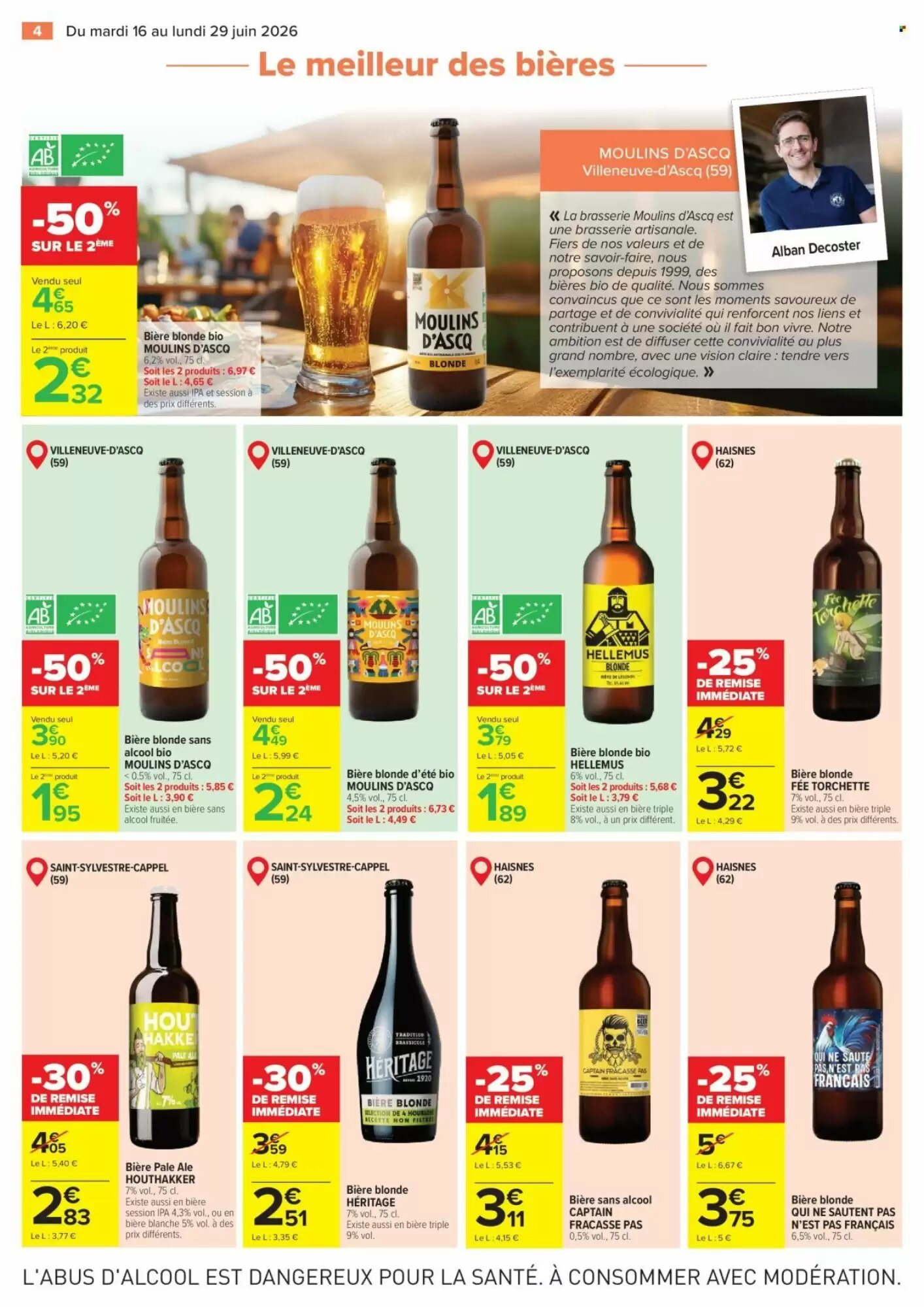 Prospectus promotionnel Carrefour valable à partir du 16/06/2026 - Page 4.