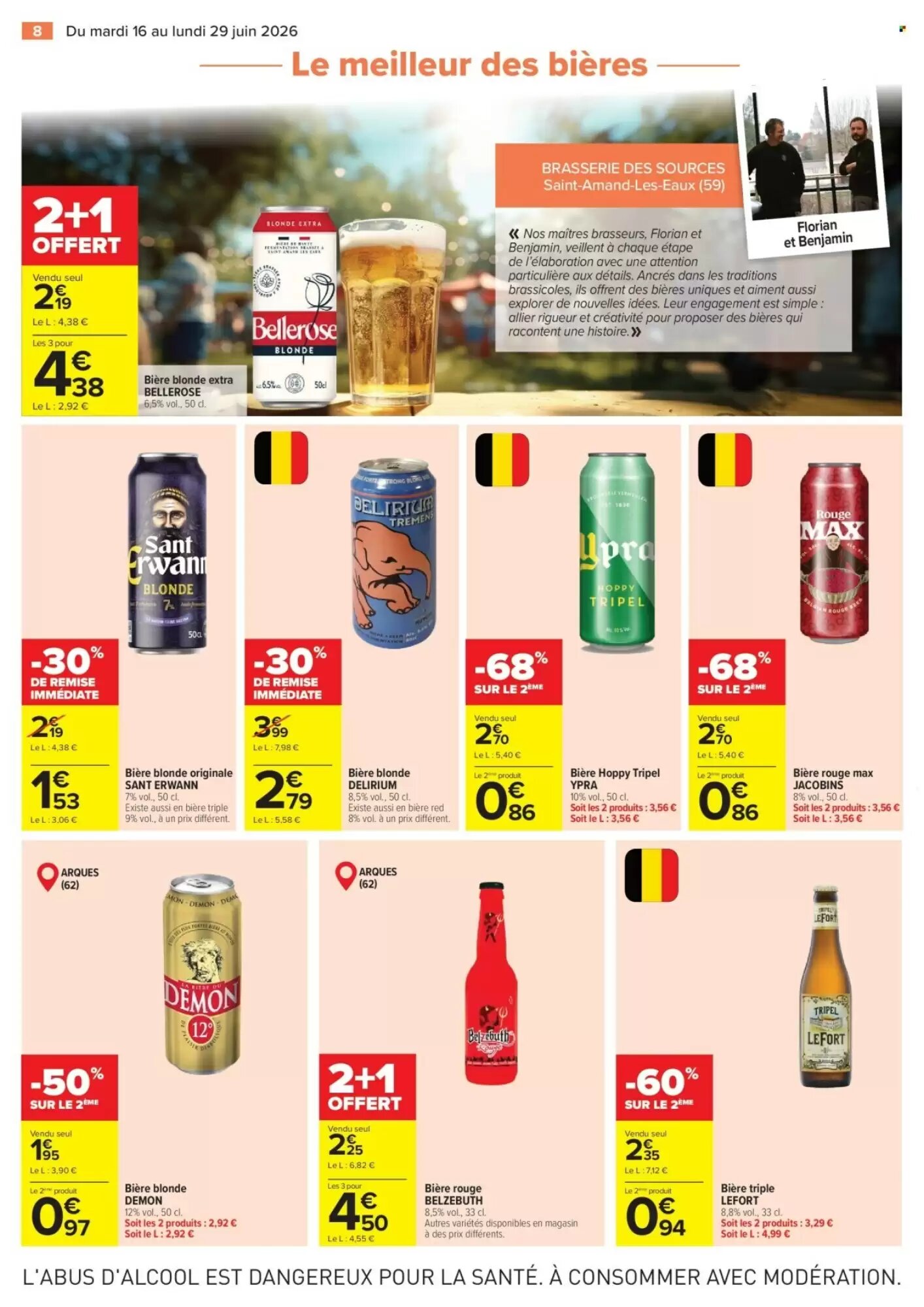 Prospectus promotionnel Carrefour valable à partir du 16/06/2026 - Page 8.